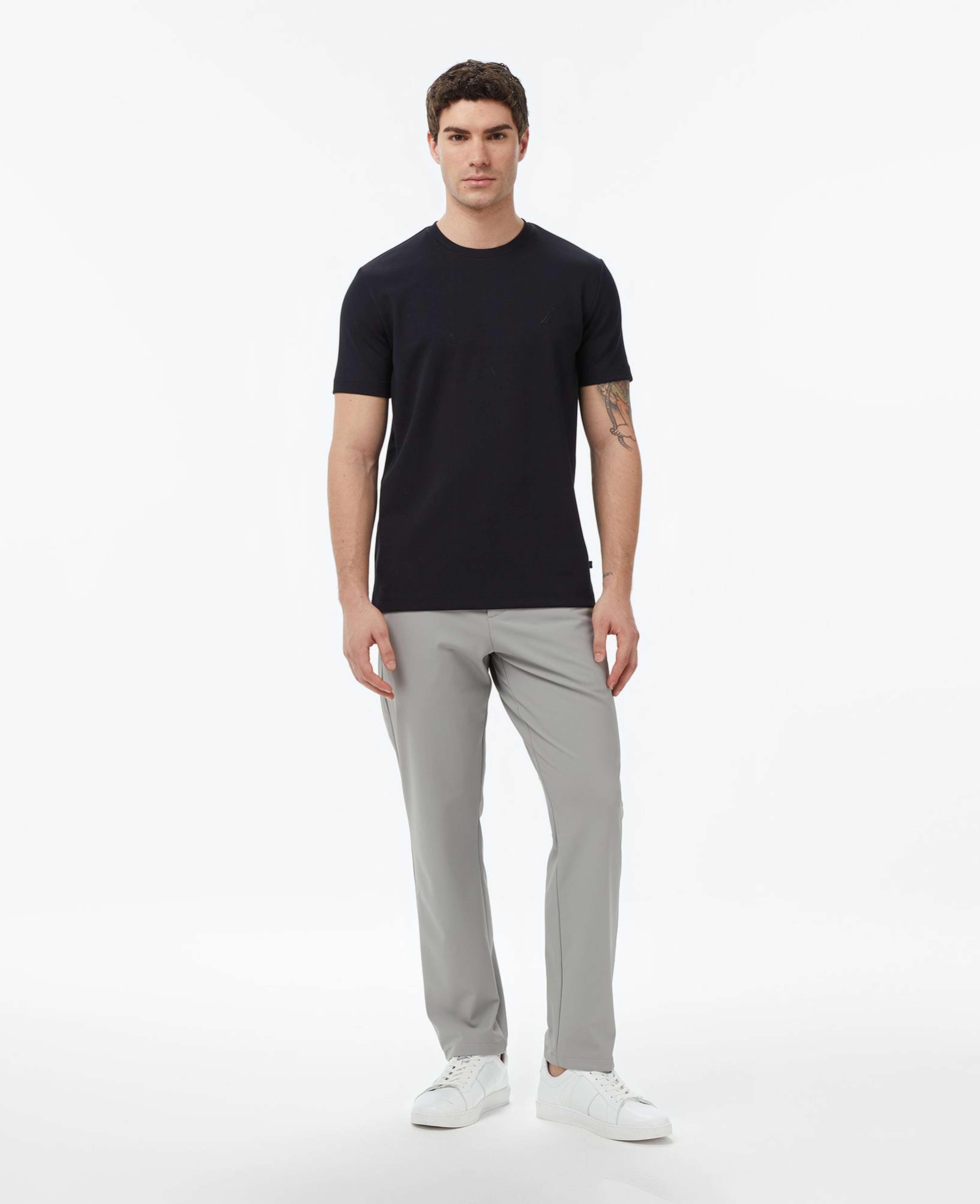 Nautica Erkek Siyah Regular Fit T-Shirt