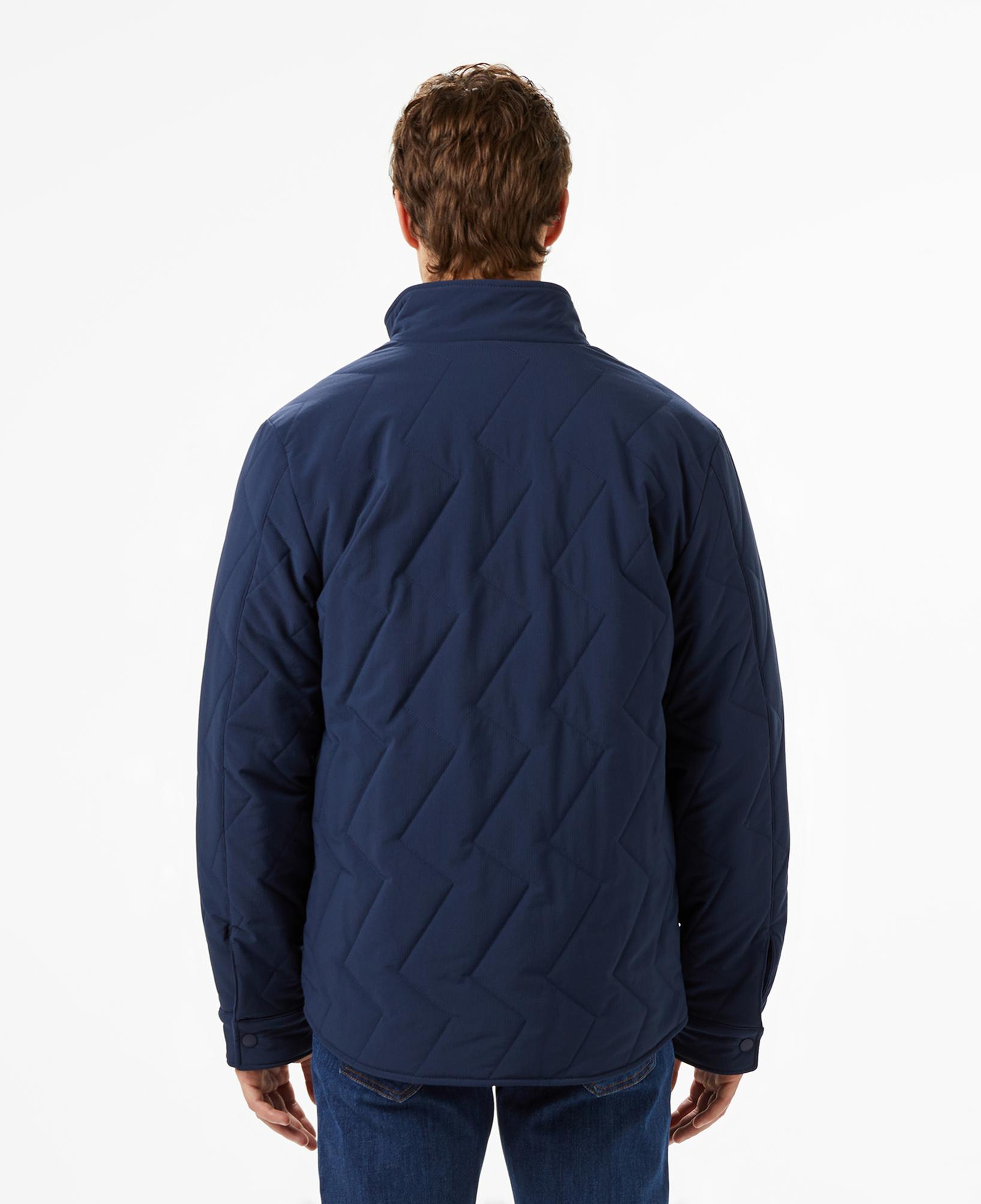 Lacoste Erkek Dik Yaka Çift Taraflı Lacivert Mont