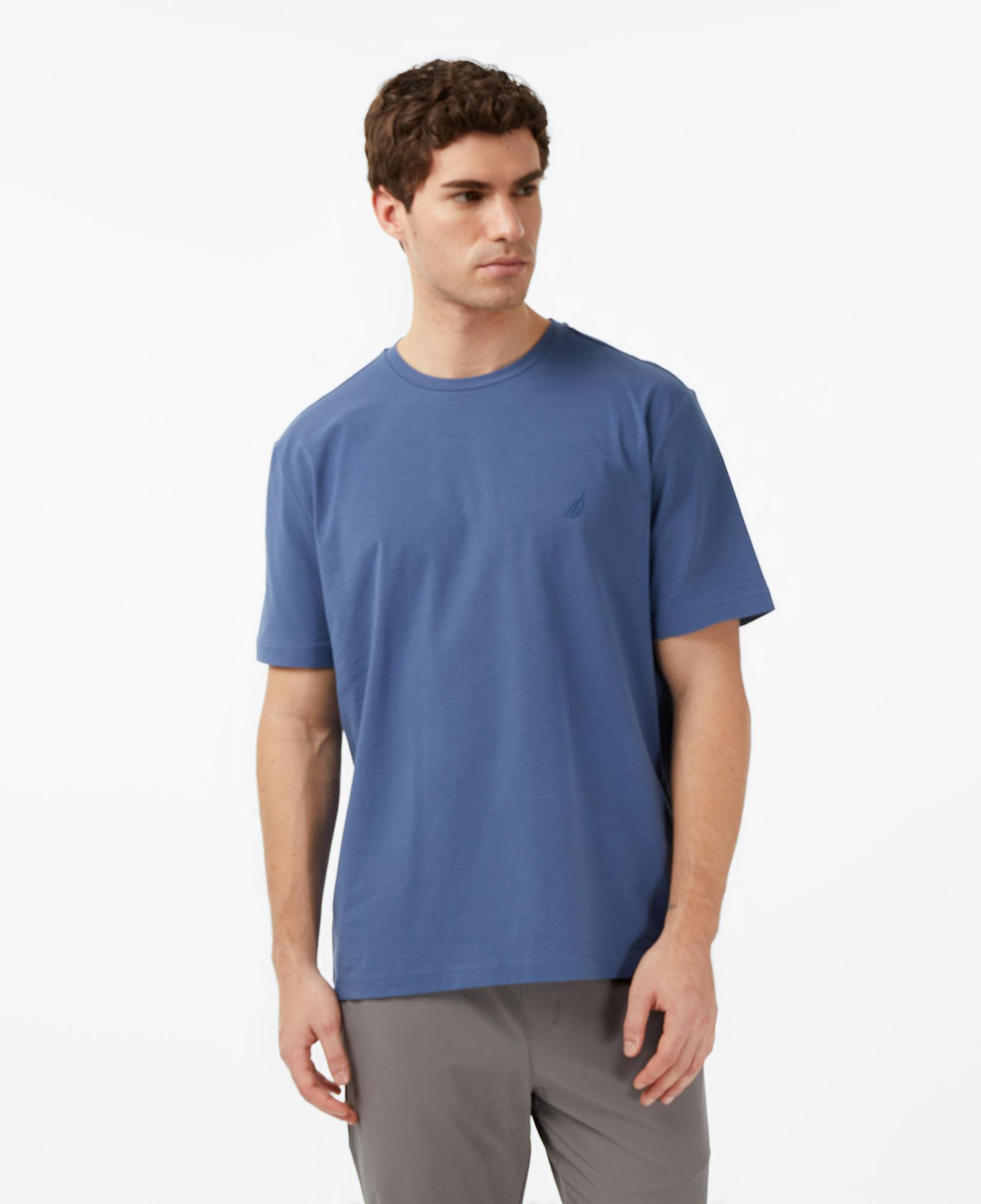 Nautica Erkek Mavi Regular Fit T-Shirt