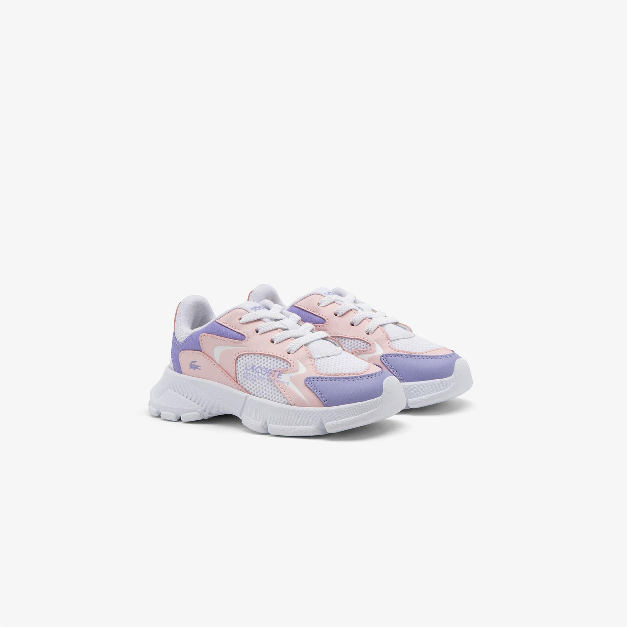 Lacoste L003 Neo Çocuk Mor Sneaker