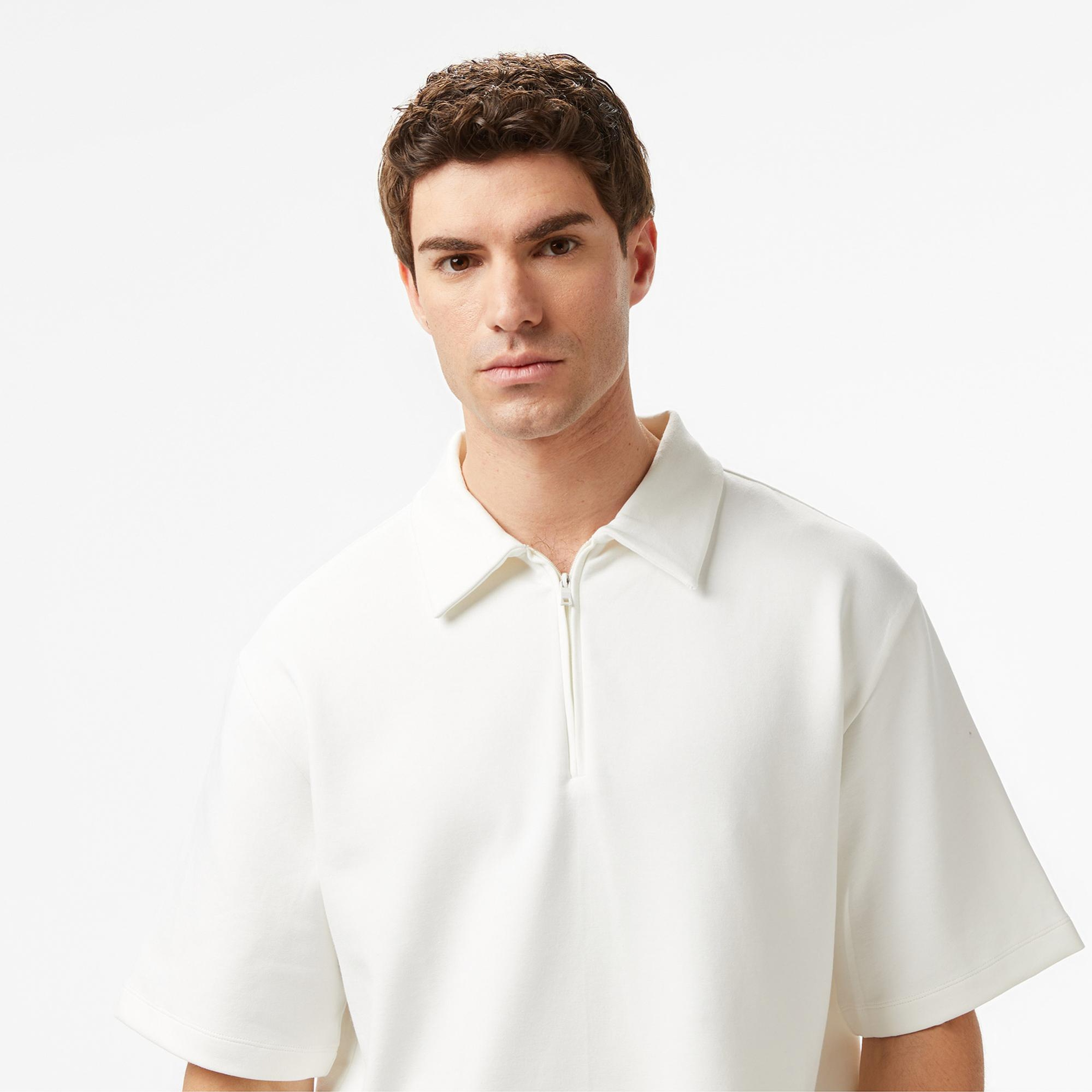 Nautica Erkek Ekru Regular Fit Polo Yaka T-Shirt