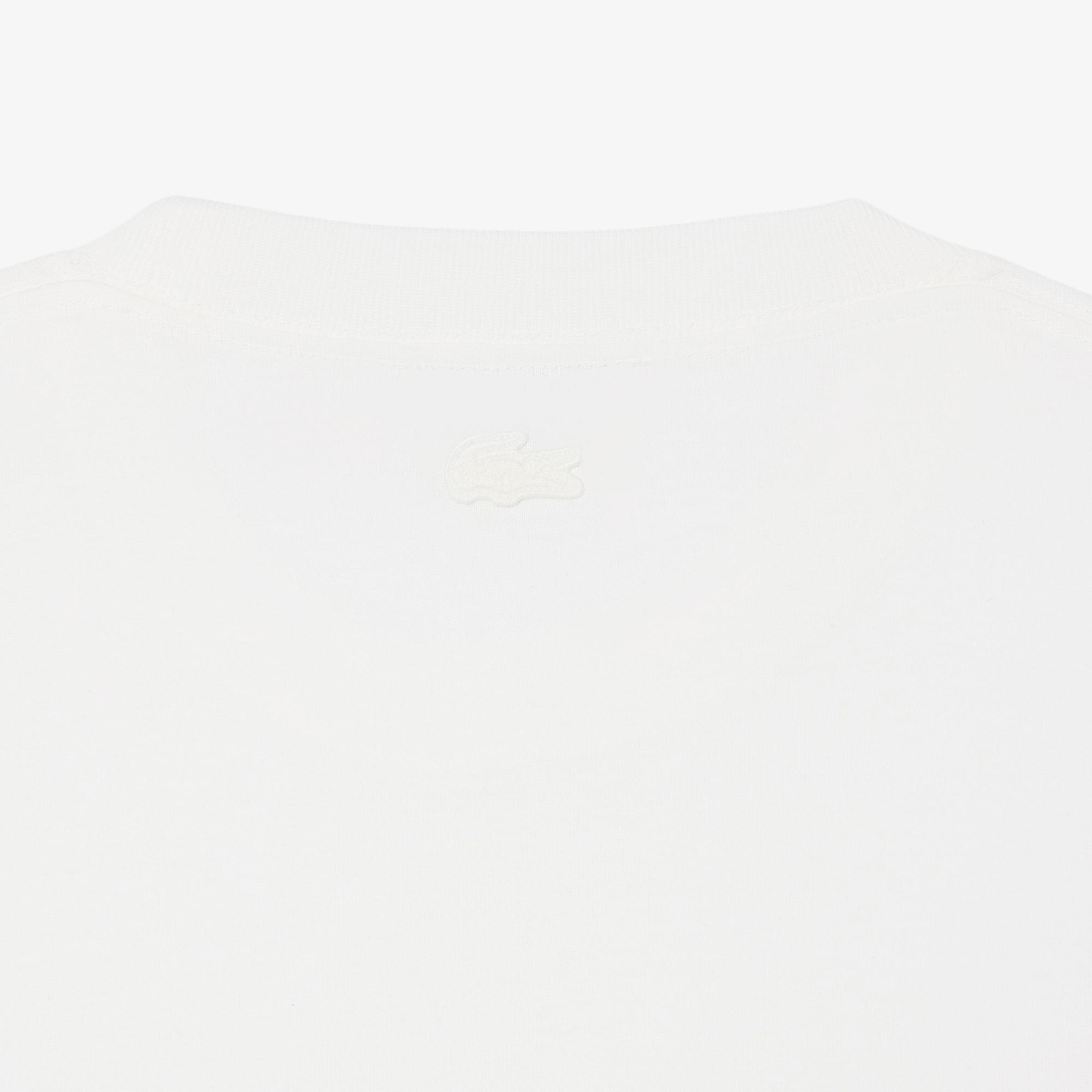 Lacoste Erkek Classic Fit Bisiklet Yaka Beyaz T-Shirt