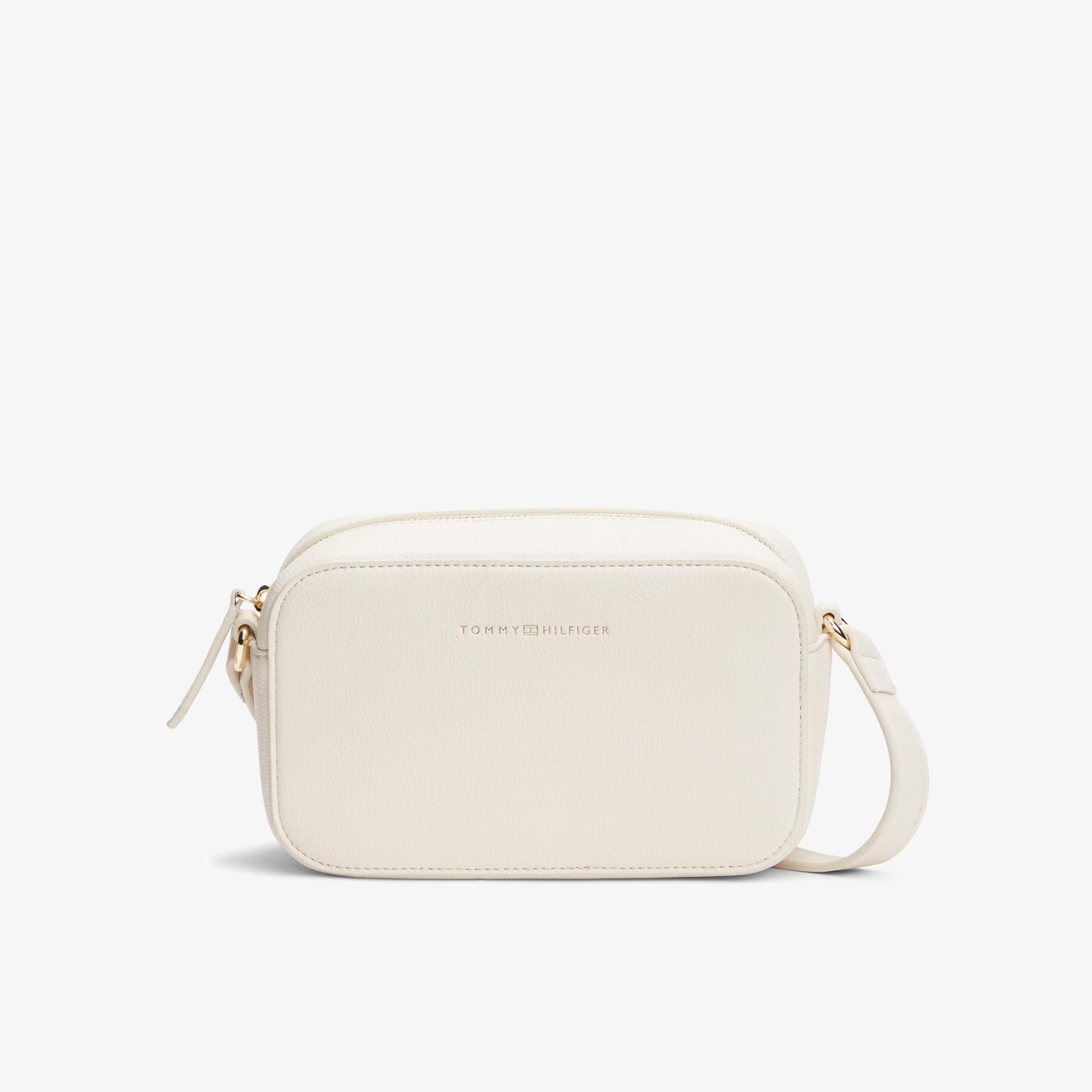 Tommy Hilfiger Logo Kadın Bej Çapraz Çanta
