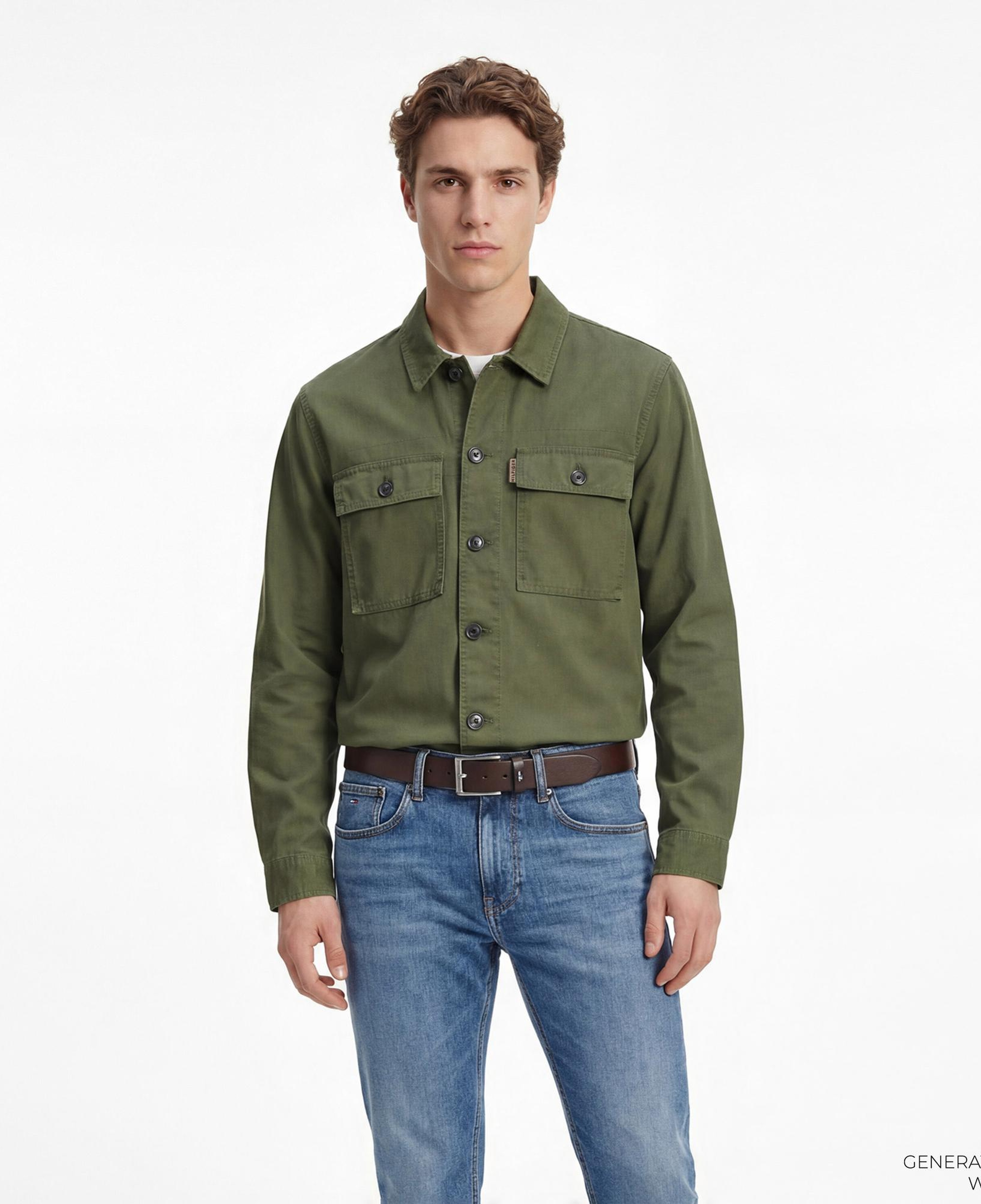 Tommy Hilfiger Wardrobe Erkek Yeşil Ceket