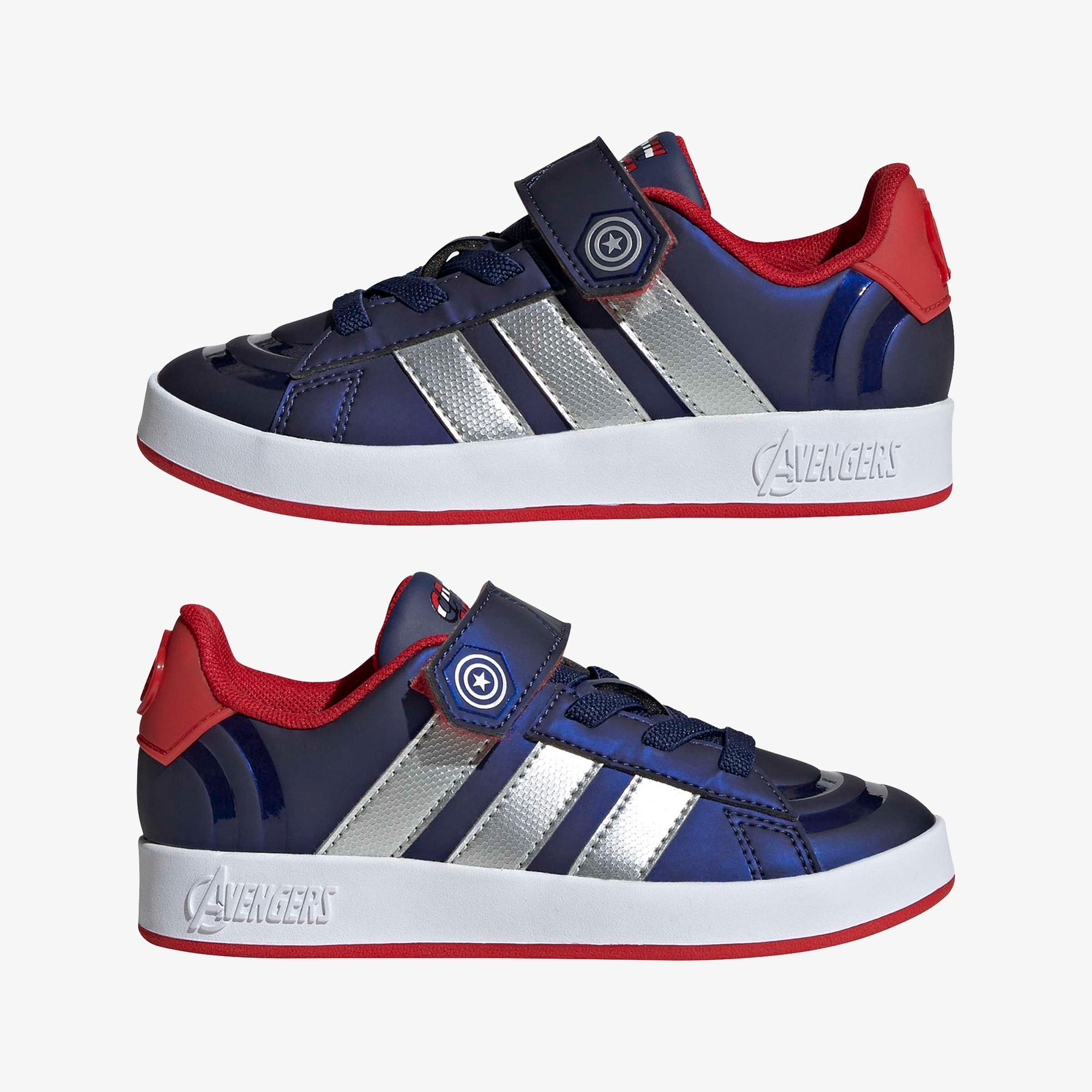 adidas Grand Court Captain America Çocuk Lacivert Sneaker