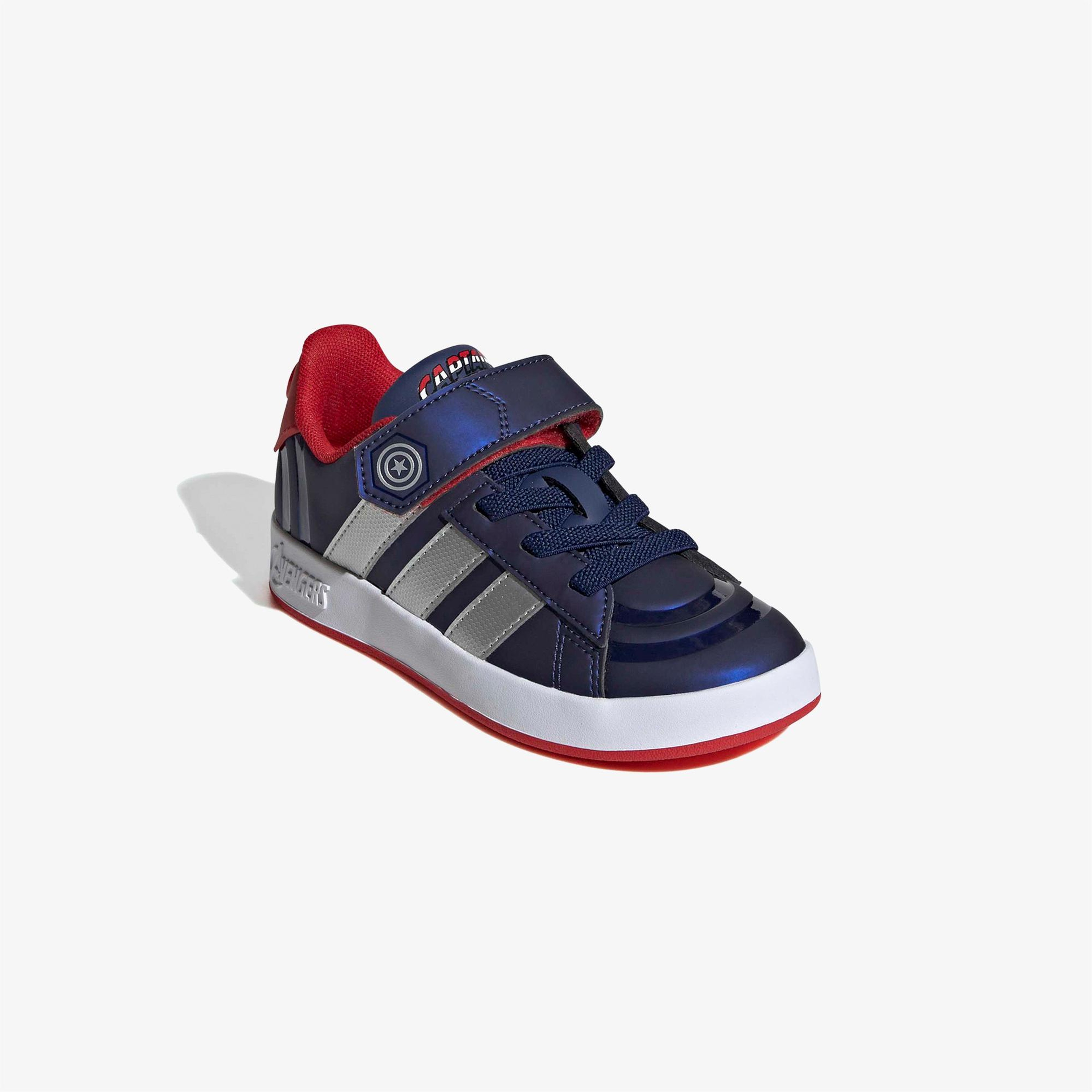 adidas Grand Court Captain America Çocuk Lacivert Sneaker