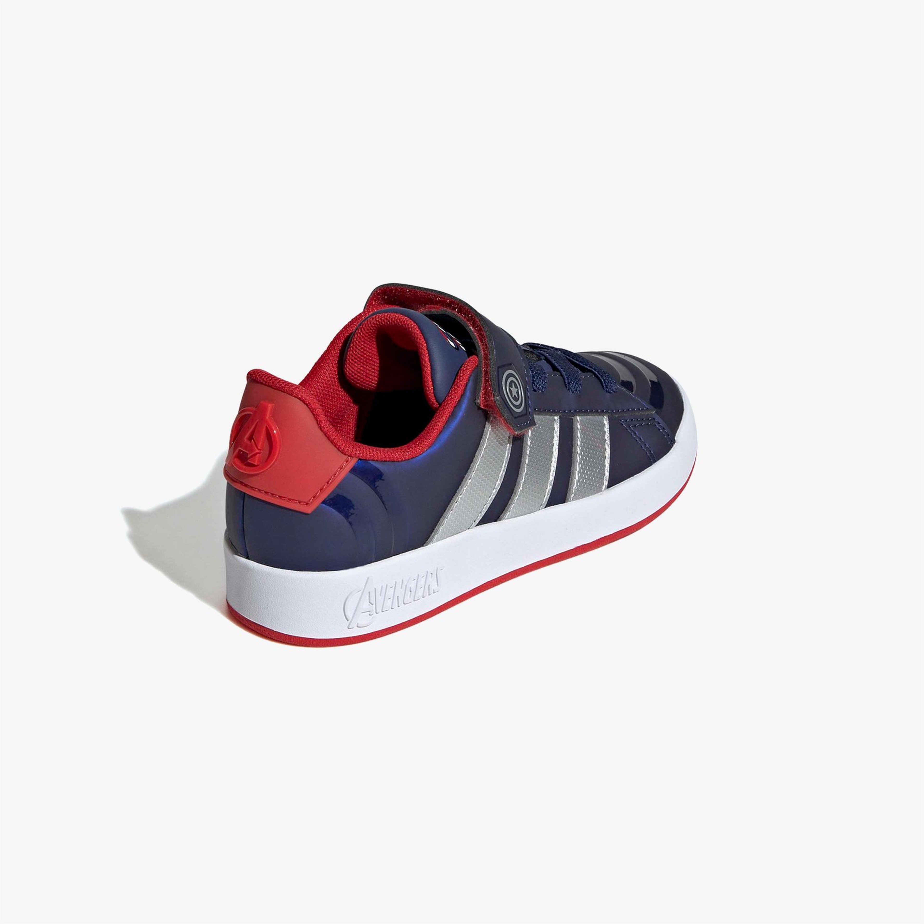 adidas Grand Court Captain America Çocuk Lacivert Sneaker
