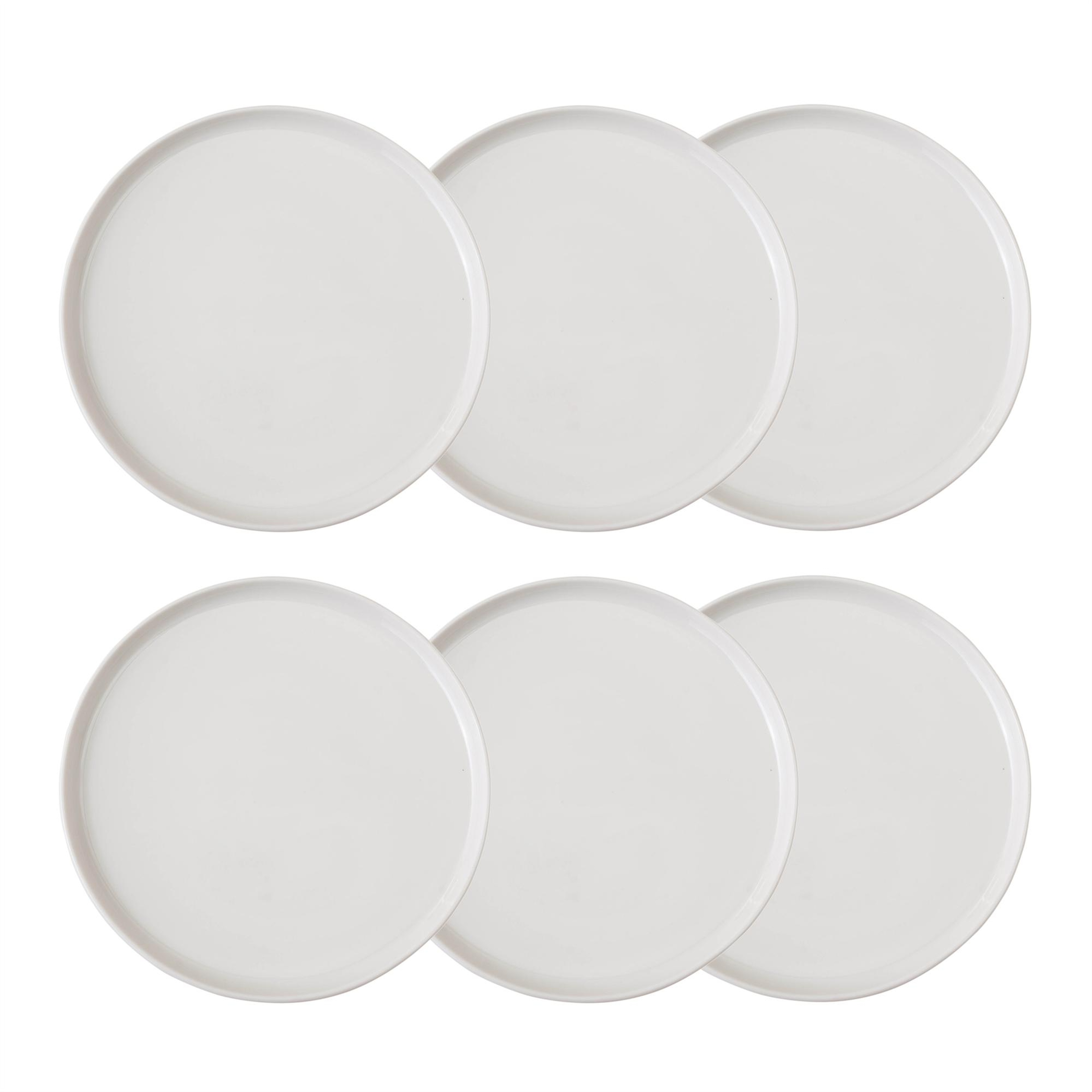 EPHESUS WHITE  PASTA TABAĞI SETİ 6LI -20CM