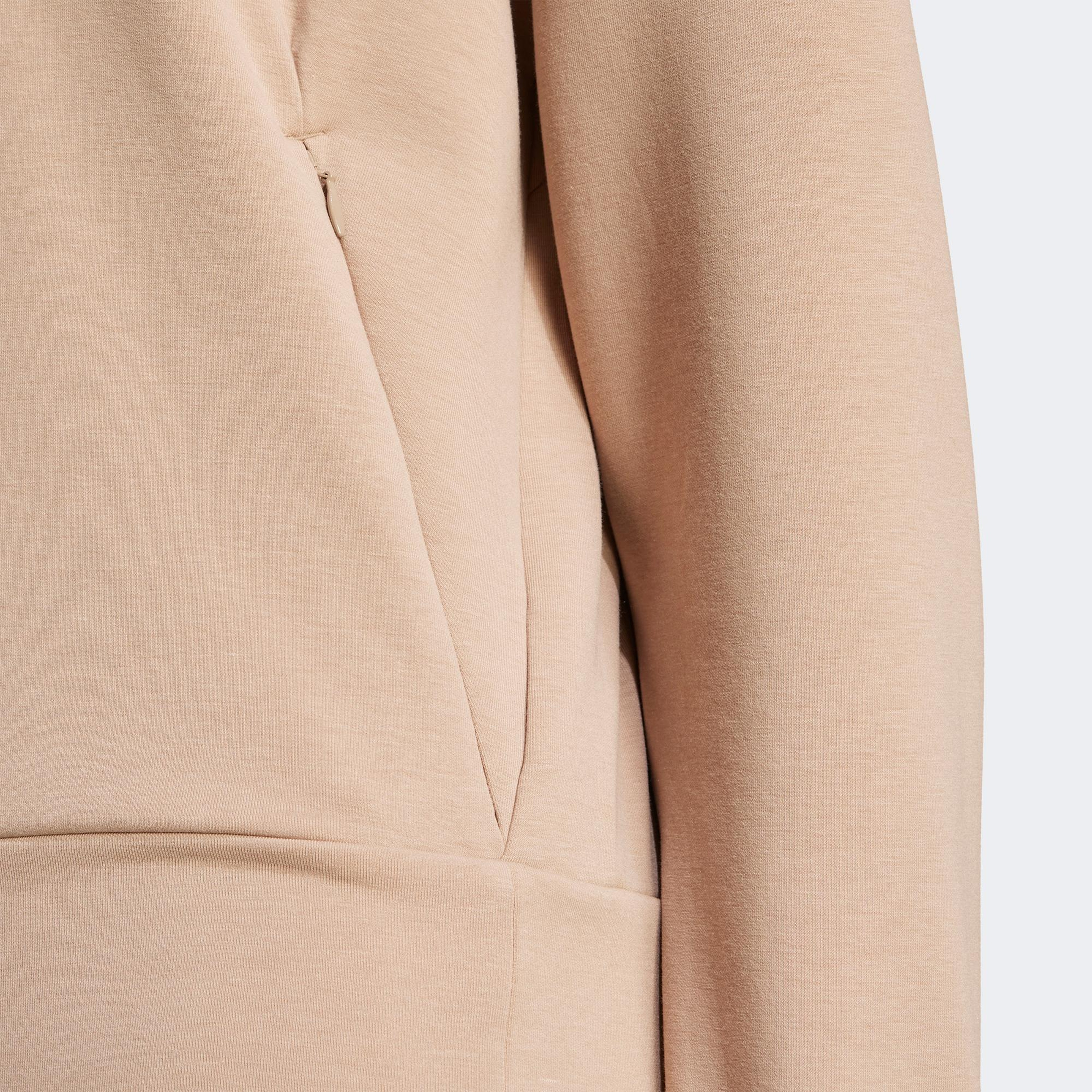 adidas Training Warm-Up Kadın Bej Sweatshirt