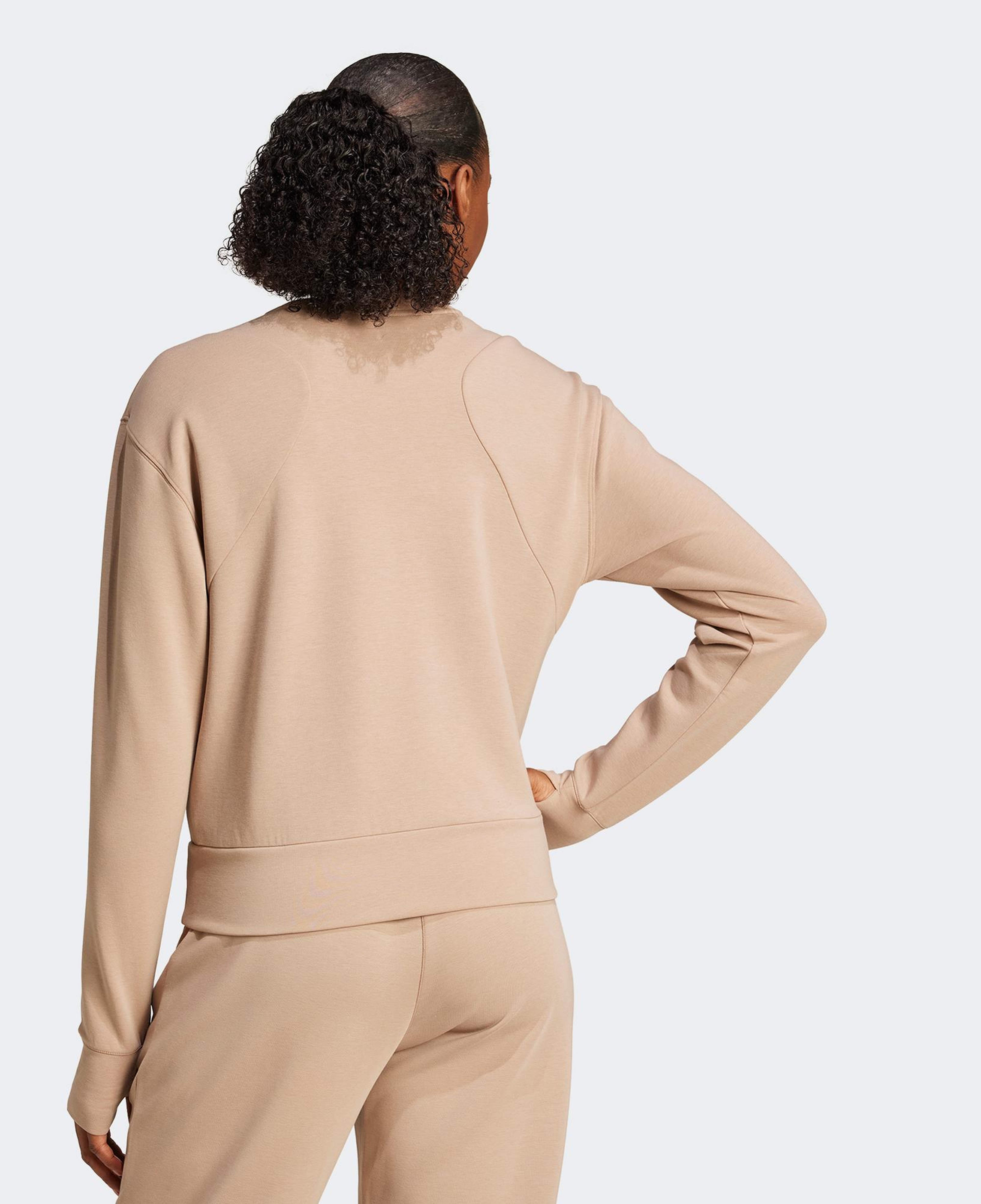 adidas Training Warm-Up Kadın Bej Sweatshirt