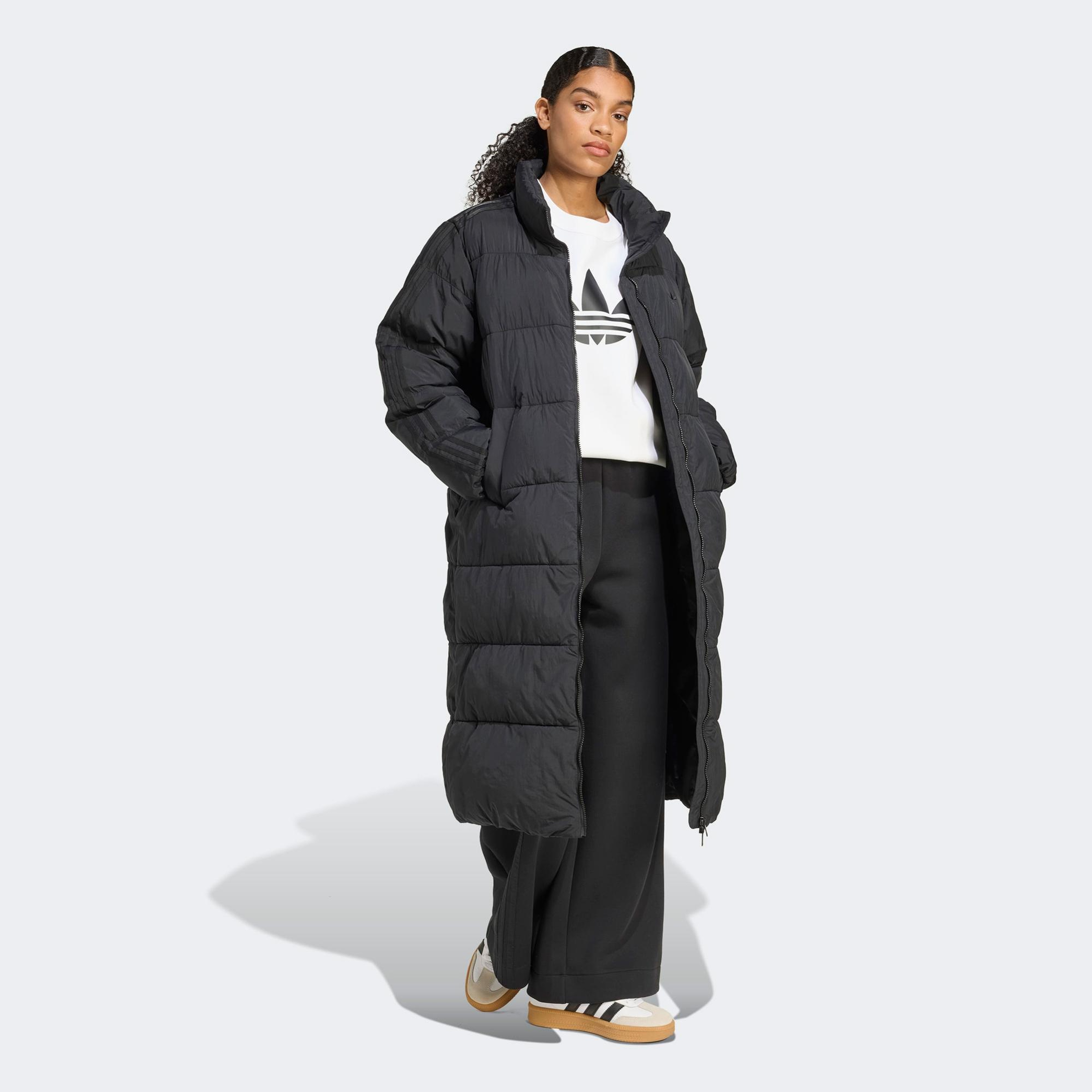 adidas Long Puffer Kadın Siyah Mont