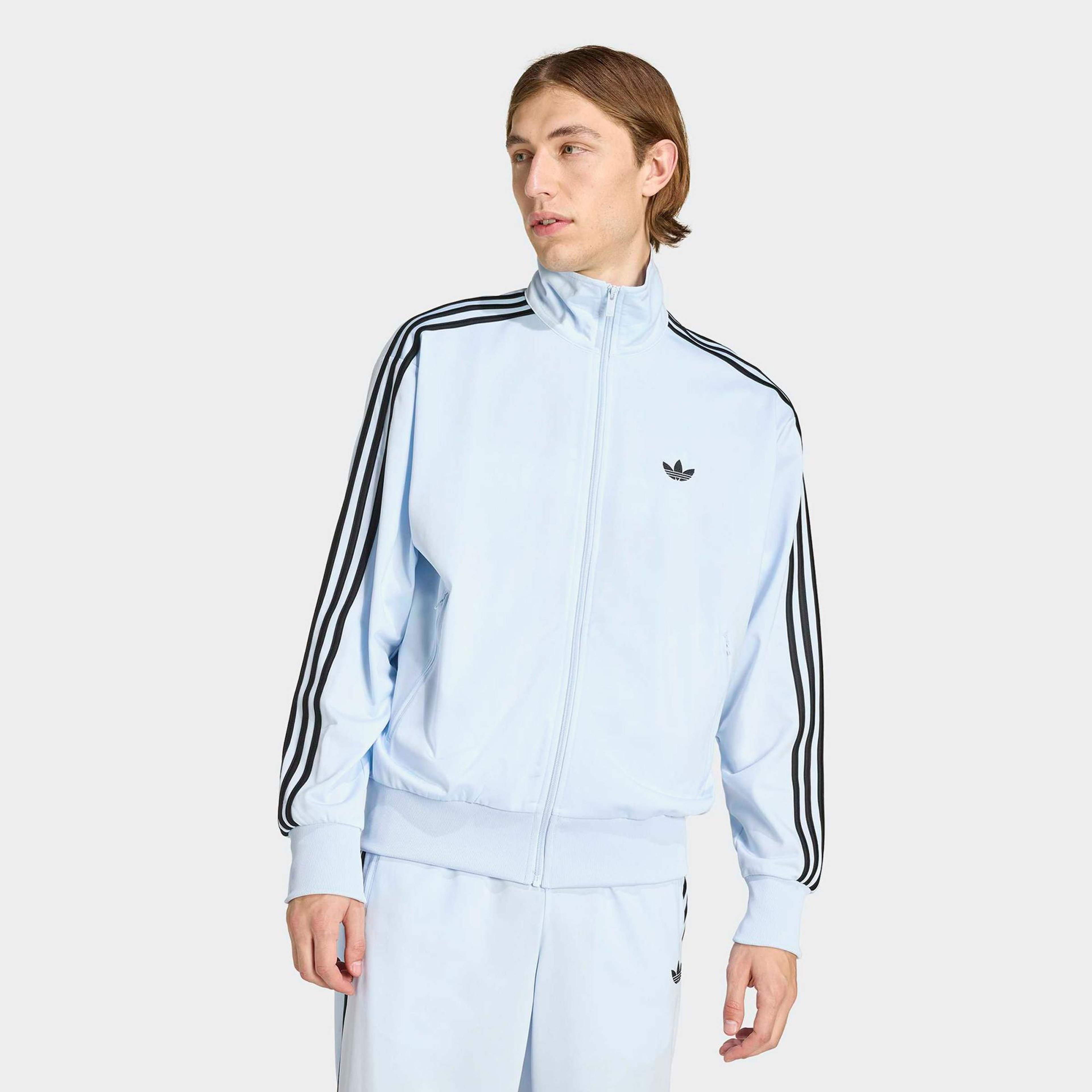 adidas Firebird Erkek Mavi Eşofman Üstü