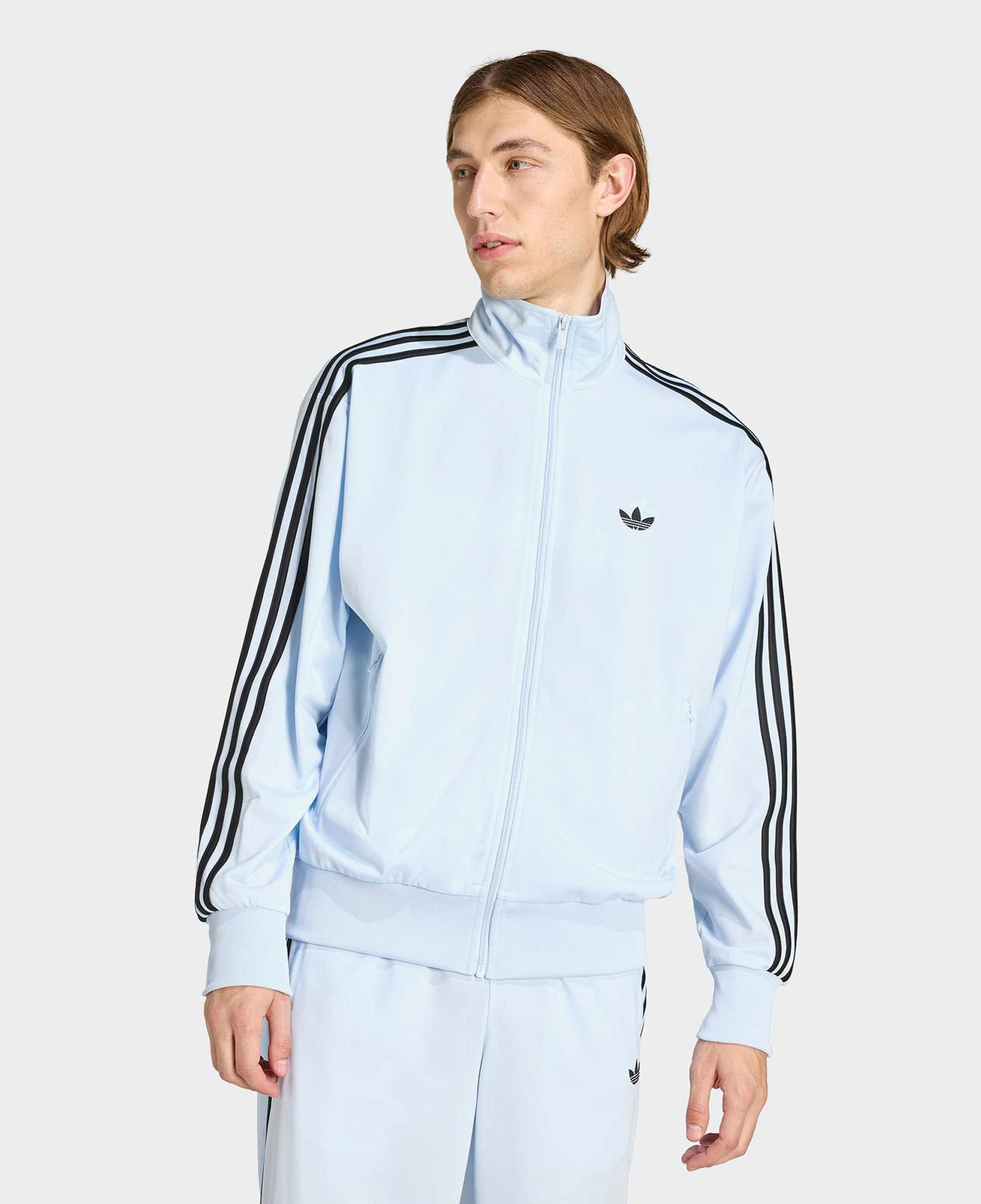 adidas Firebird Erkek Mavi Eşofman Üstü