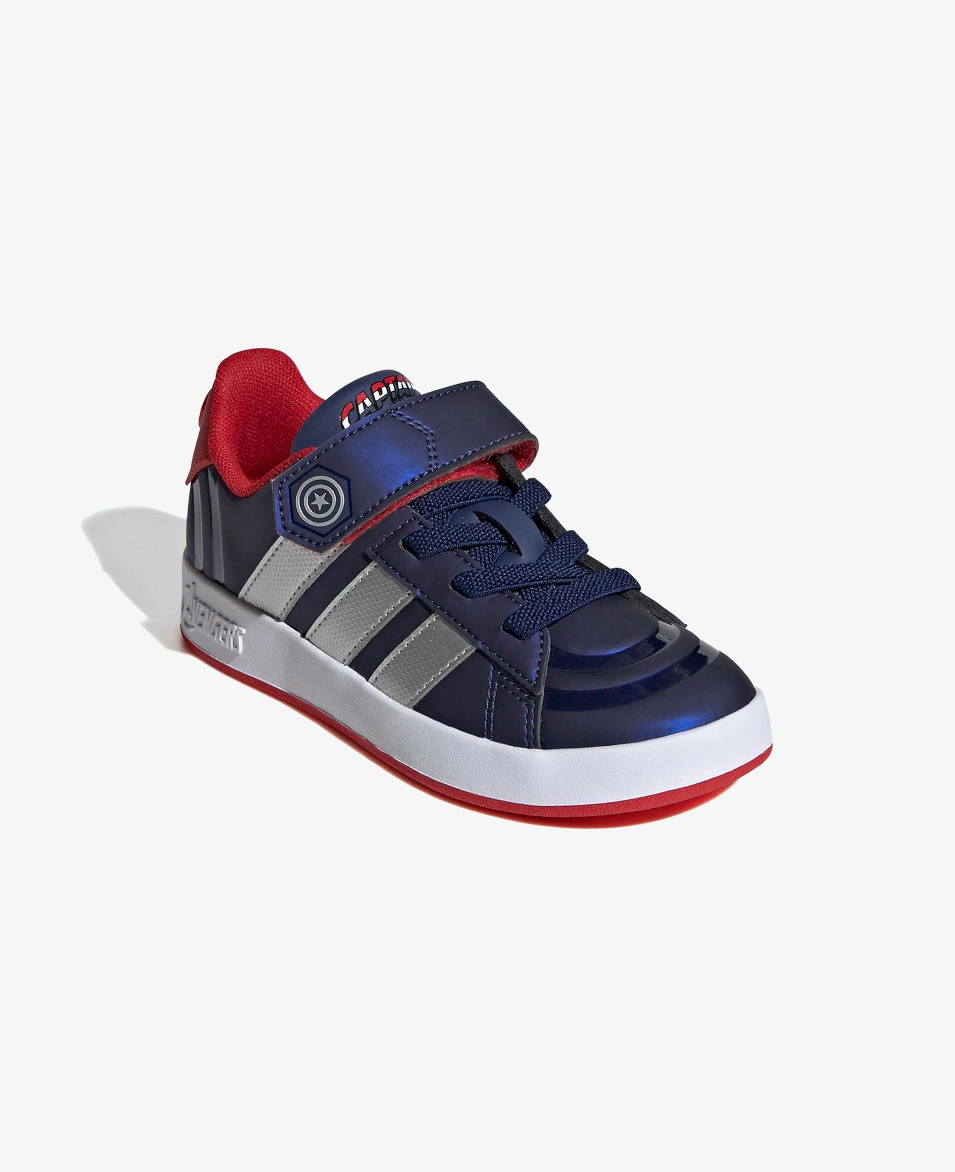 adidas Grand Court Captain America Çocuk Lacivert Sneaker