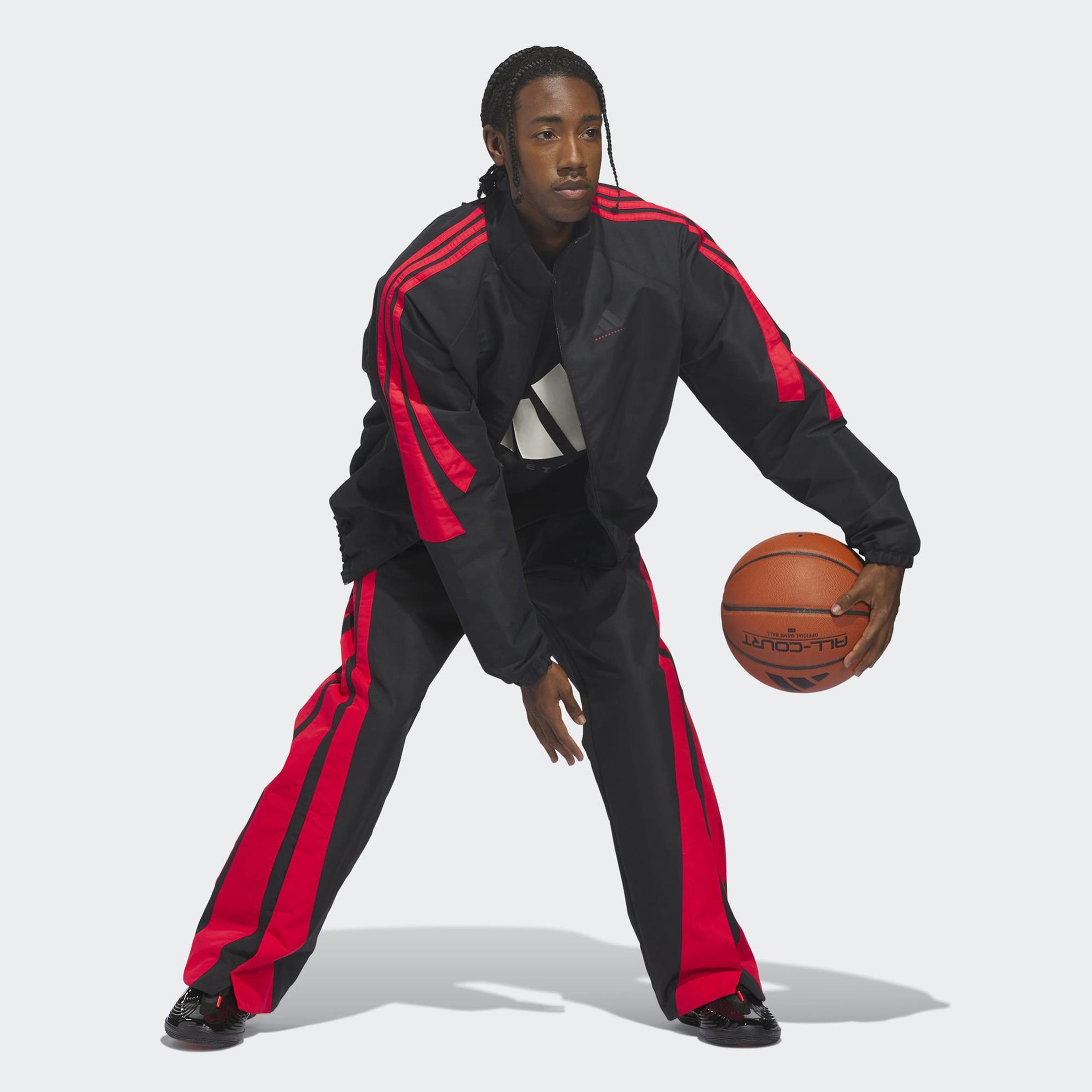 adidas Basketball Unisex Siyah Eşofman Altı