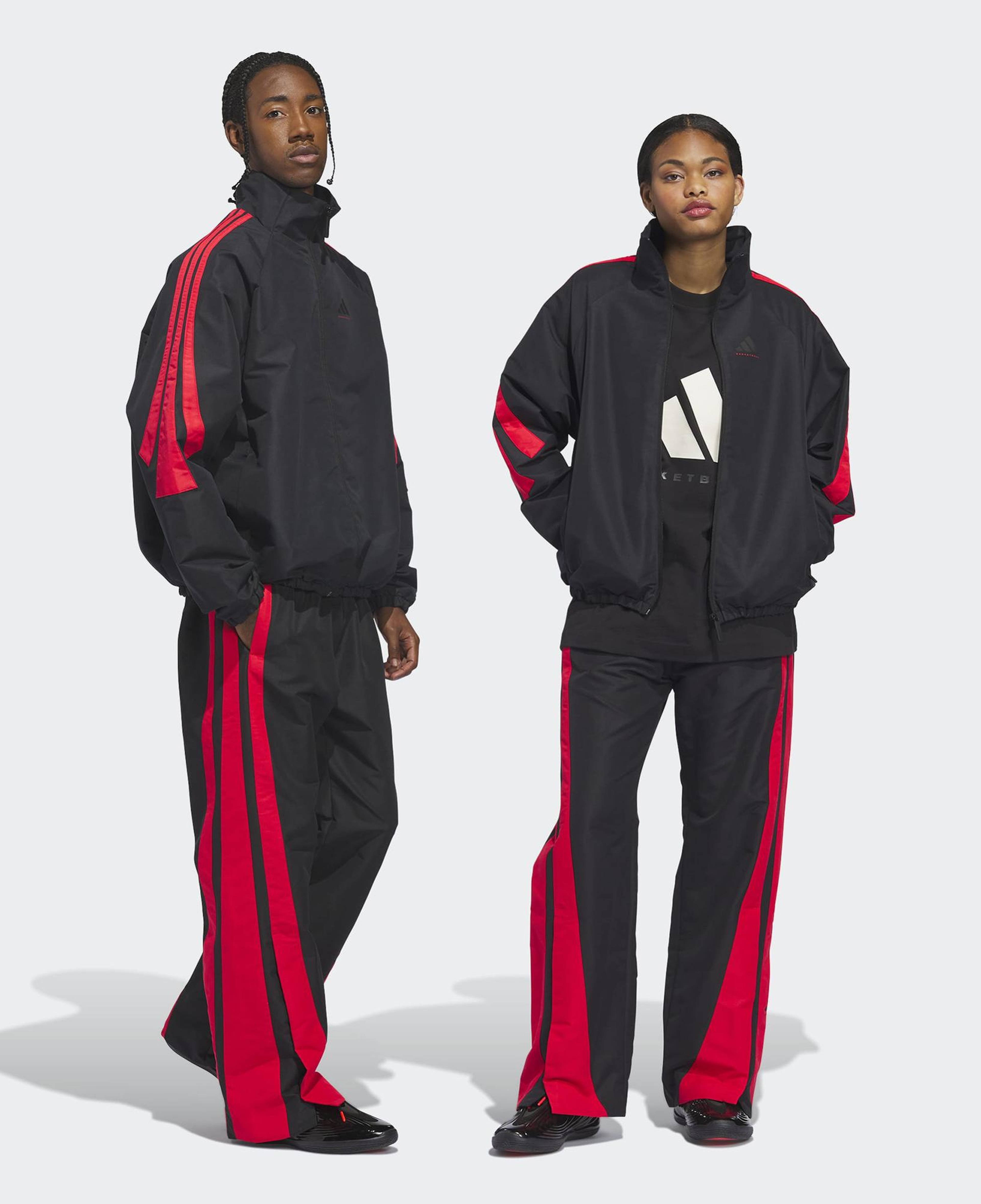 adidas Basketball Unisex Siyah Eşofman Altı