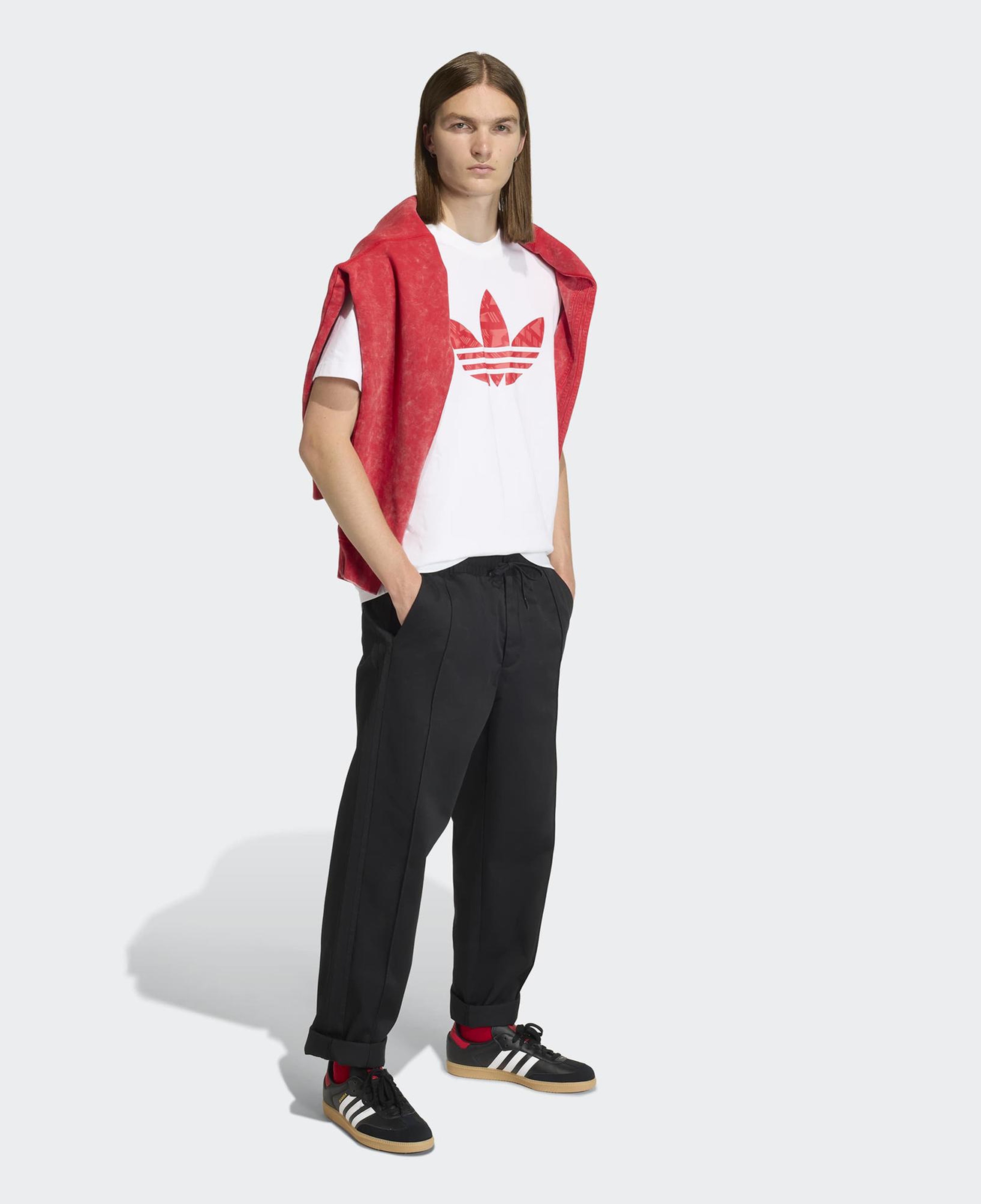 adidas Trefoil Series Erkek Beyaz T-Shirt