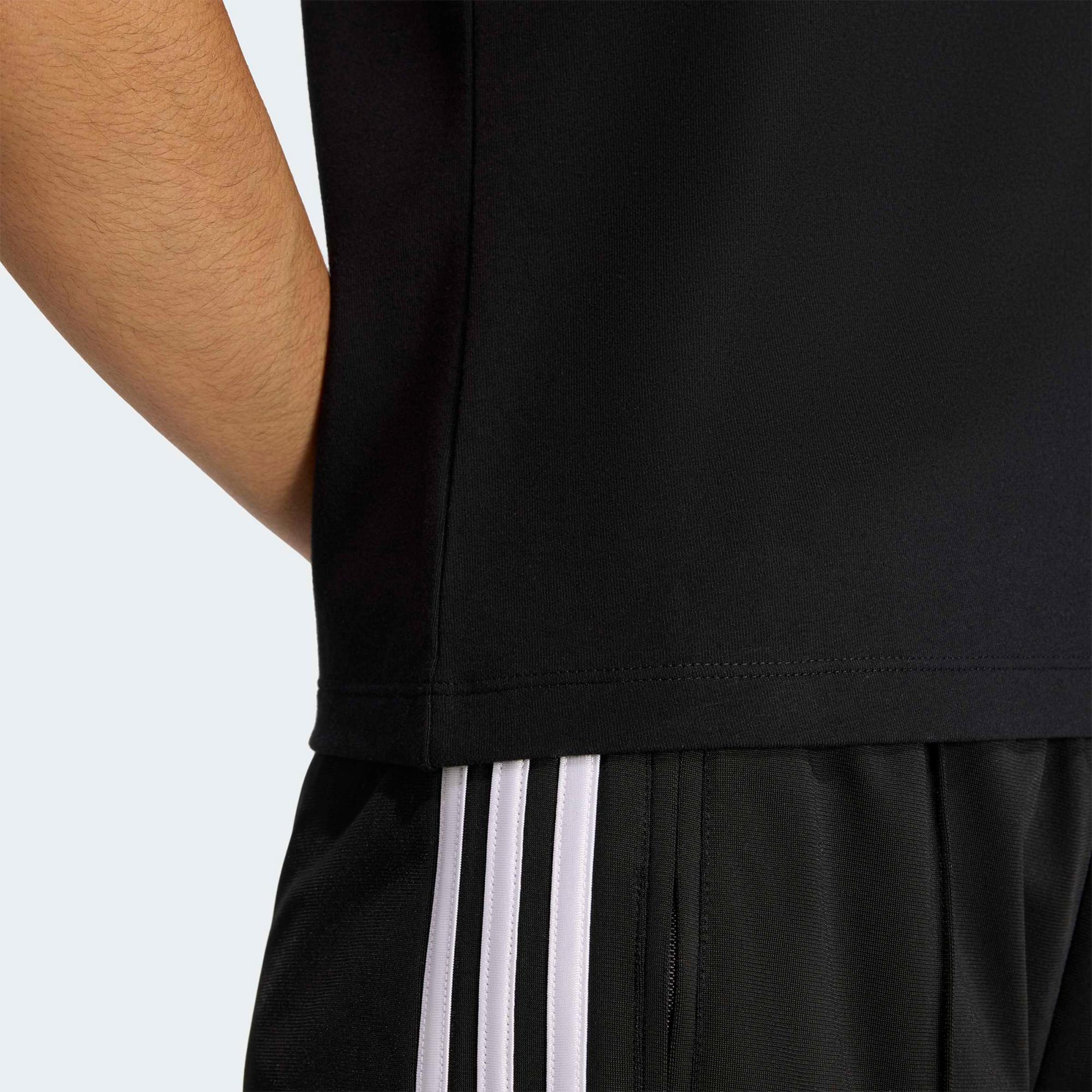 adidas 3-Stripes Kadın Siyah T-Shirt