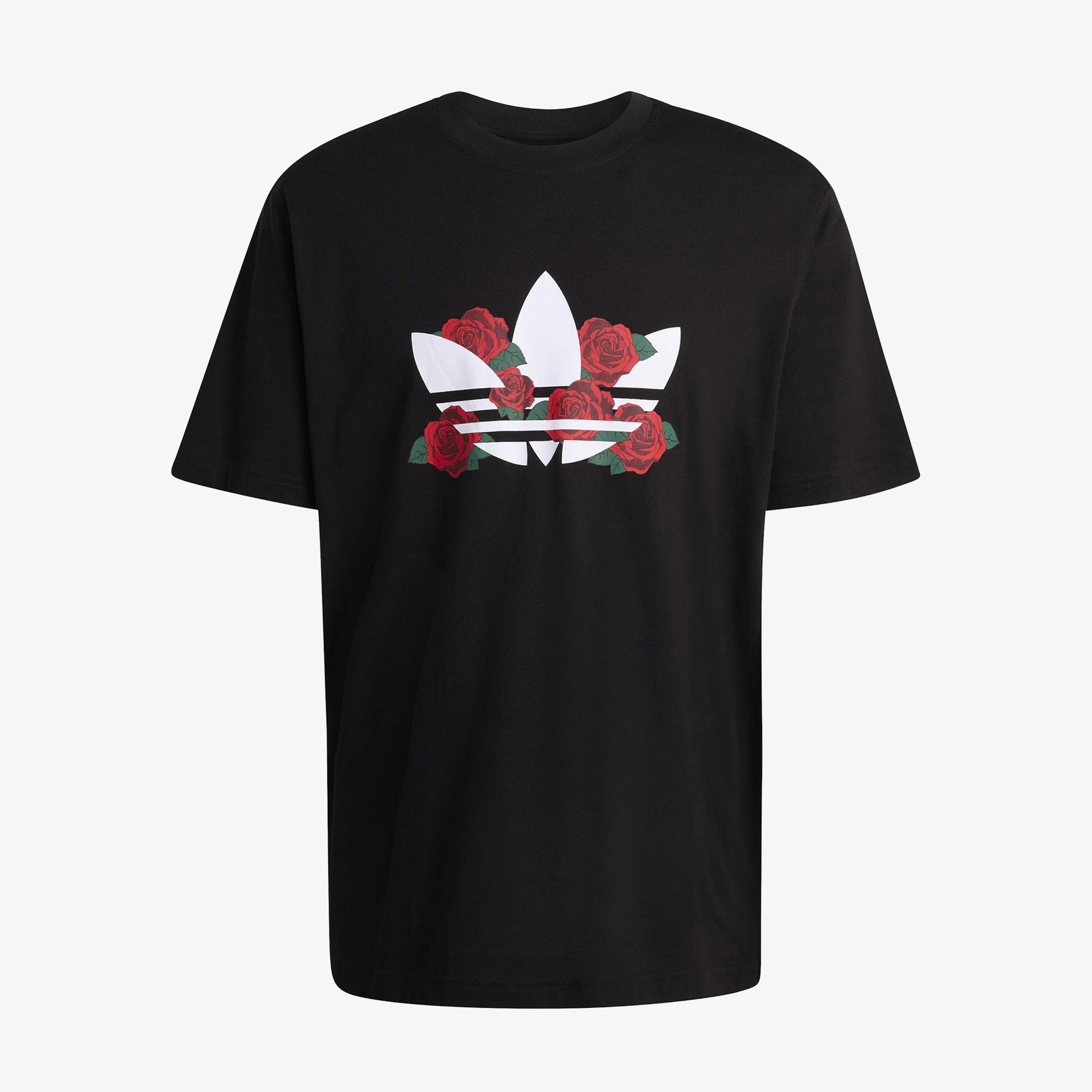adidas Trefoil Series Roses Erkek Siyah T-Shirt
