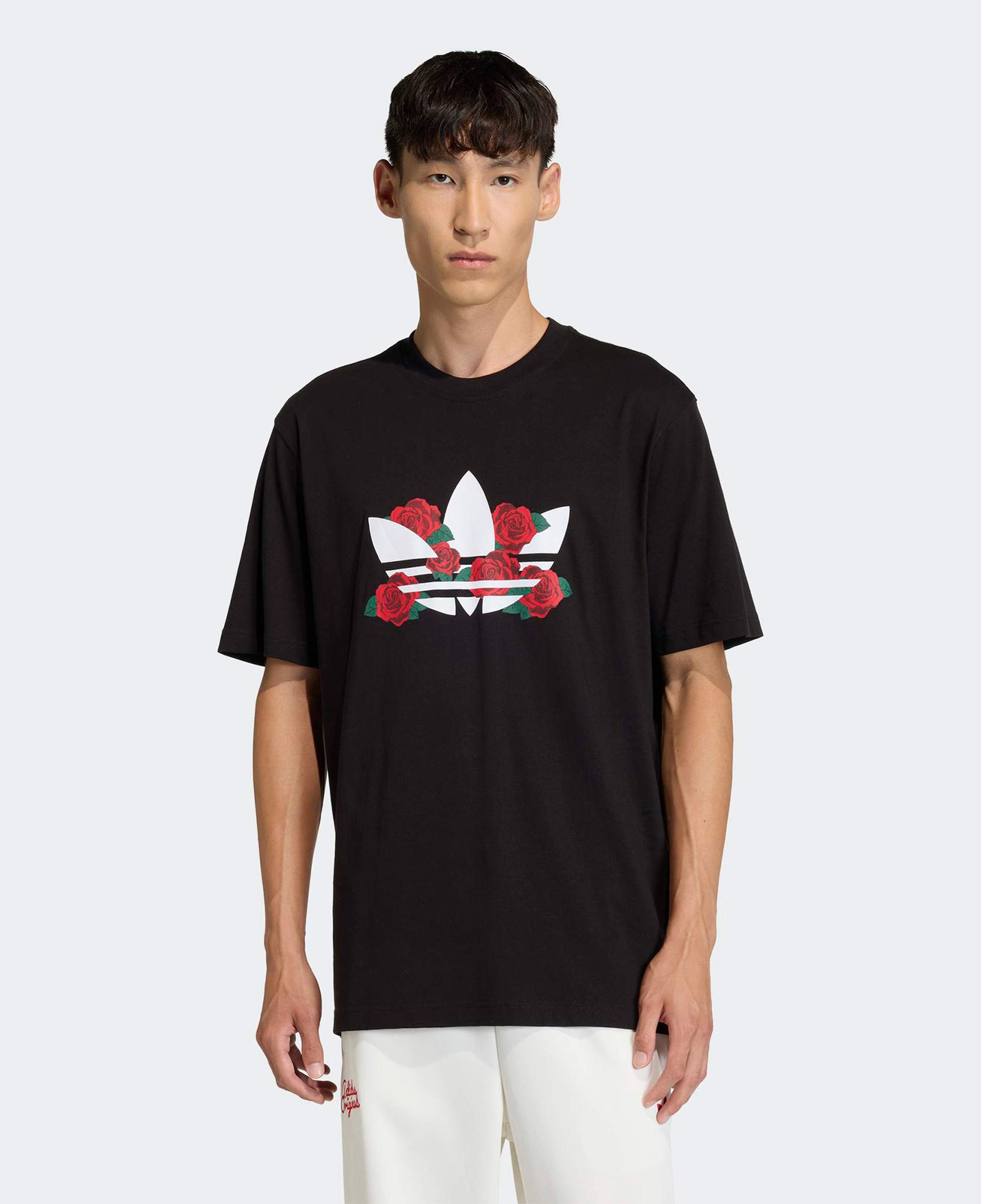 adidas Trefoil Series Roses Erkek Siyah T-Shirt