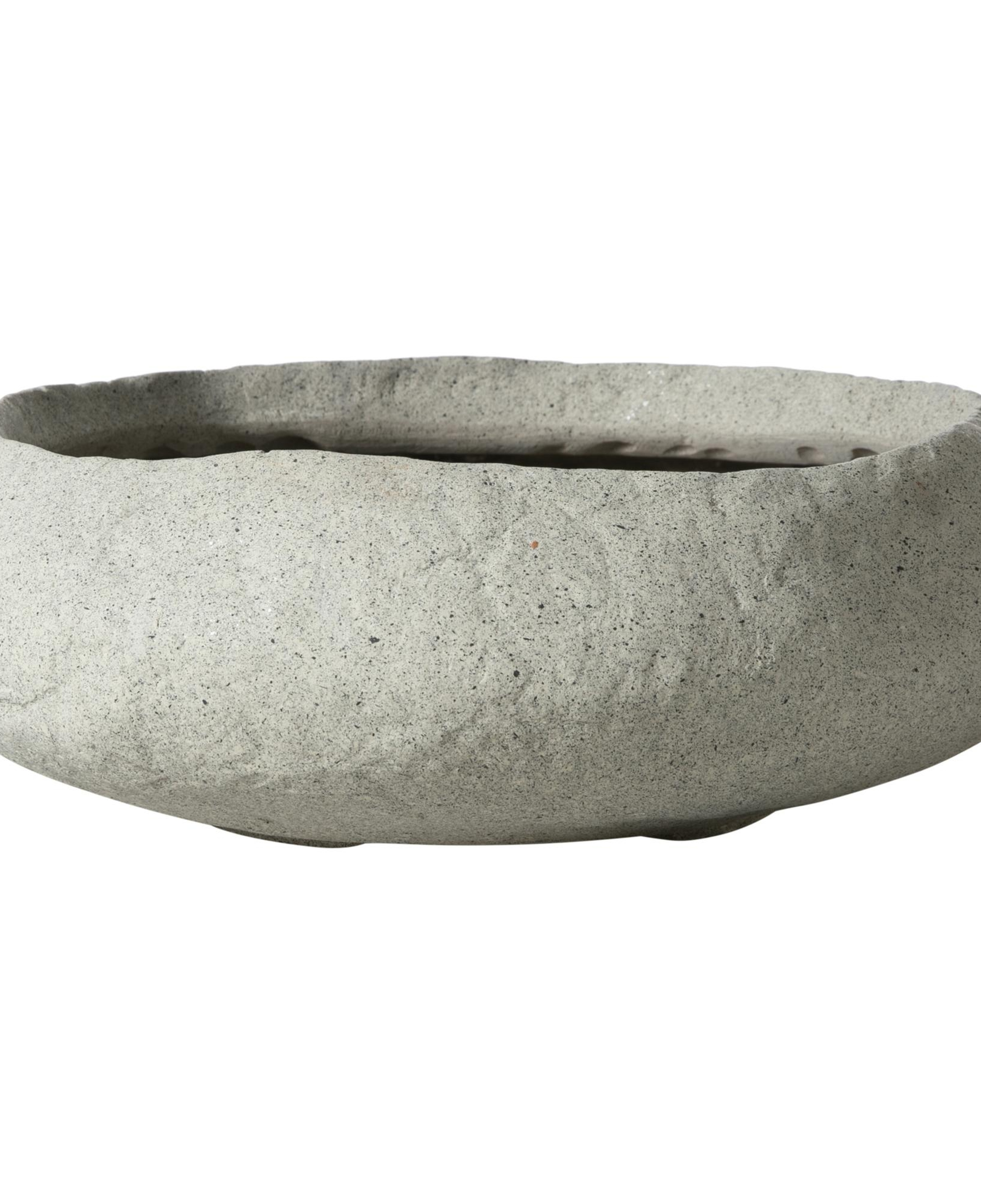 EARTH DEKORATİF KASE BEJ 43X39X15CM