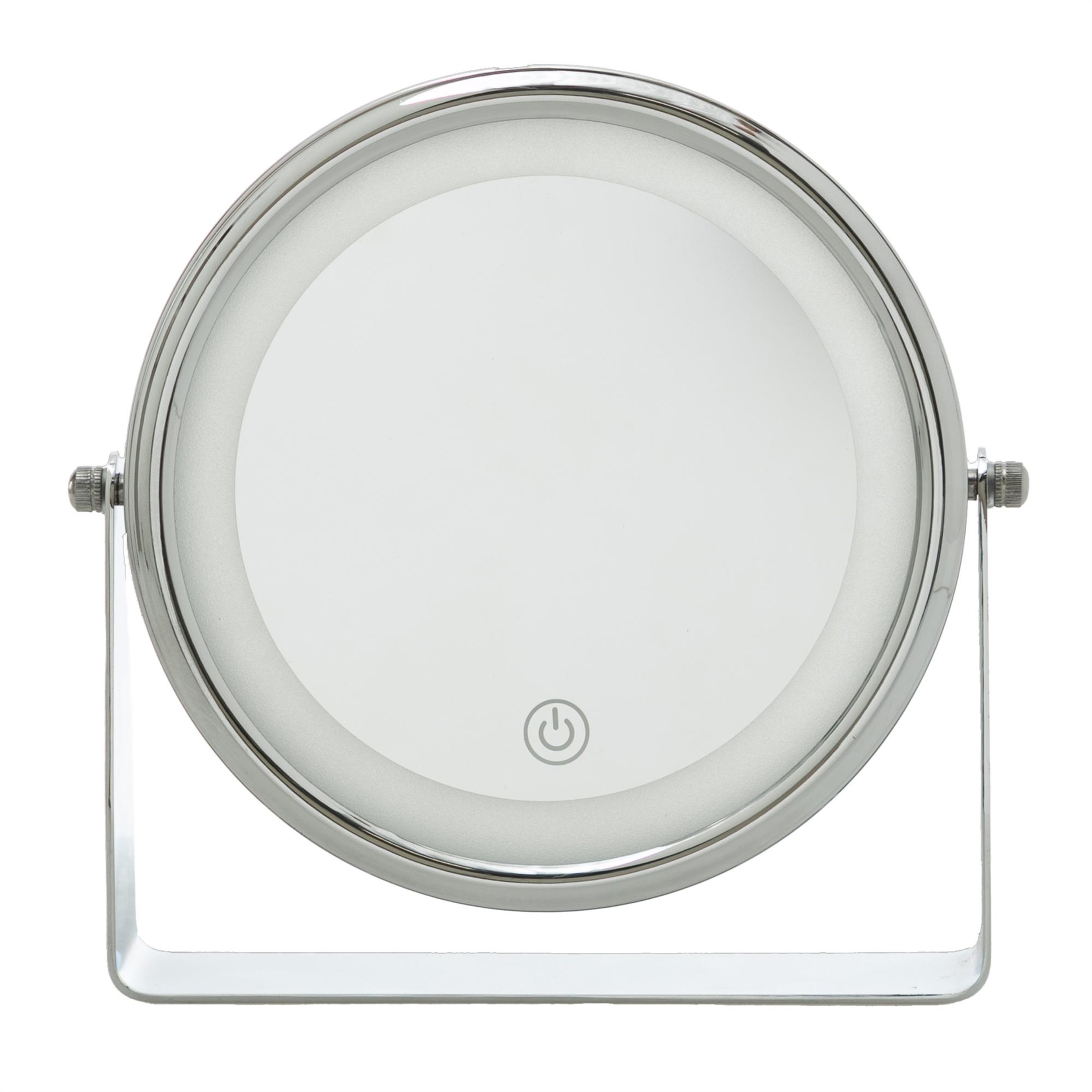 BOHO AYDINLATMALI BÜYÜTEÇLİ AYNA