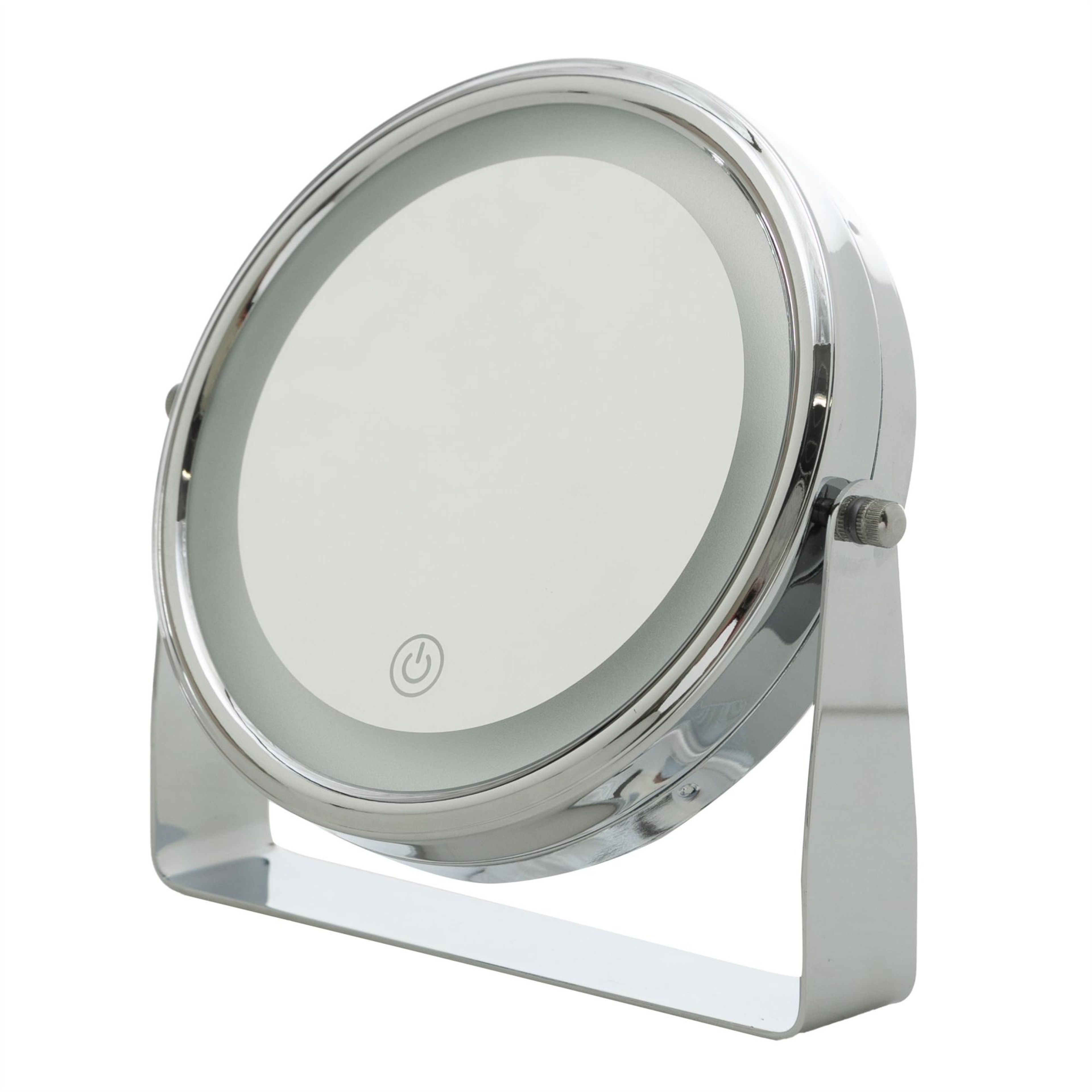 BOHO AYDINLATMALI BÜYÜTEÇLİ AYNA