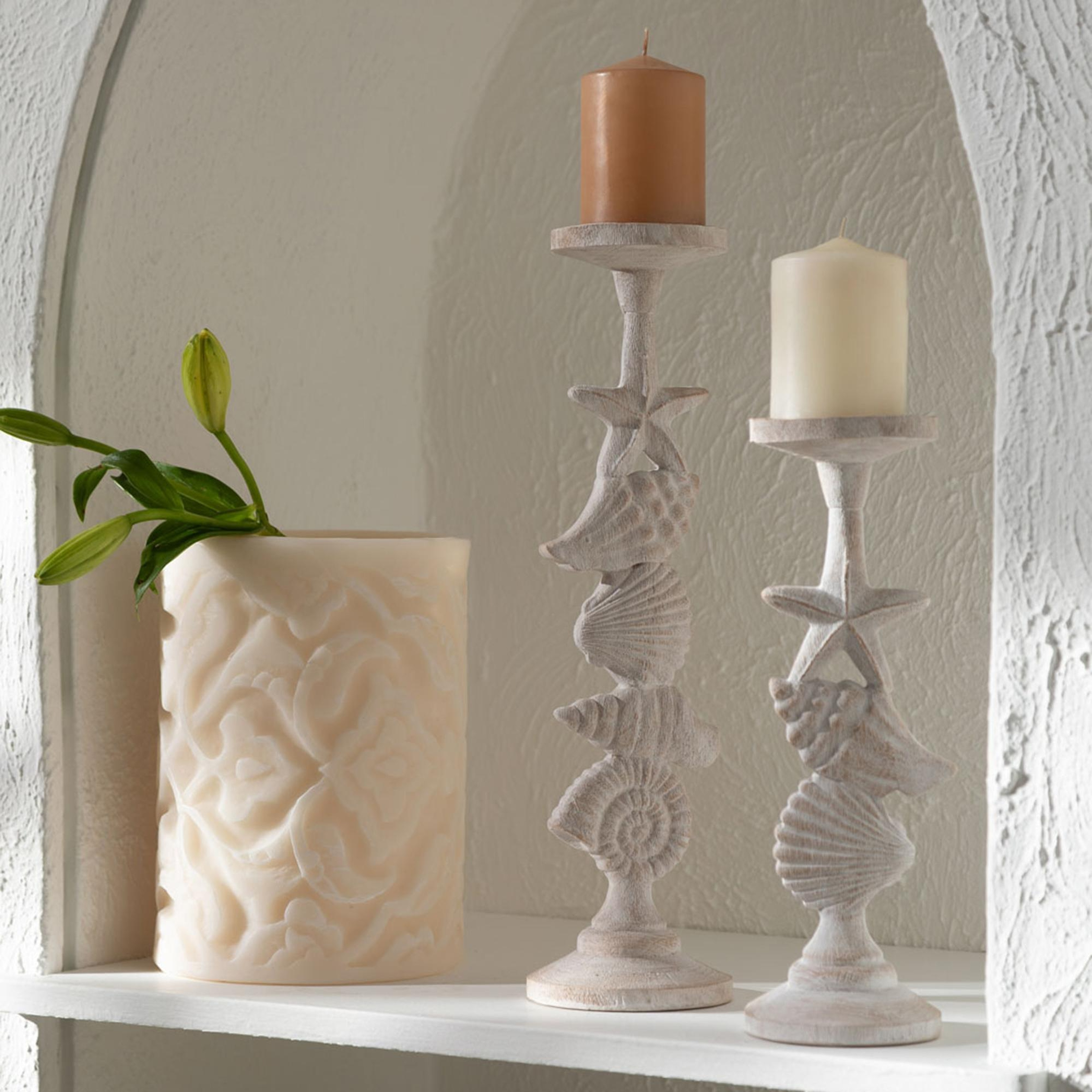 SEA WORLD MUMLUK BEYAZ 10X10X32 CM