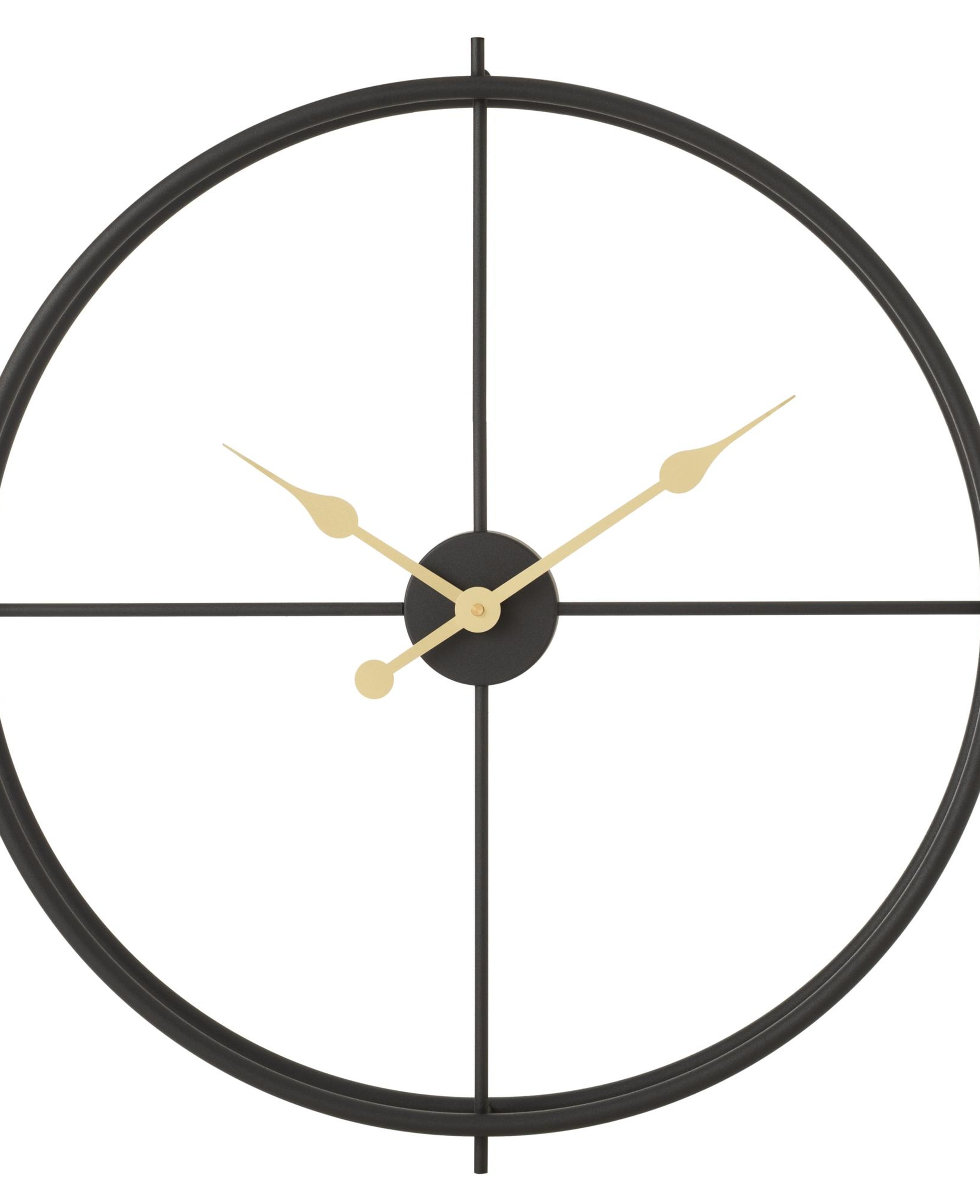 CLARA BLACK DUVAR SAATİ 60CM