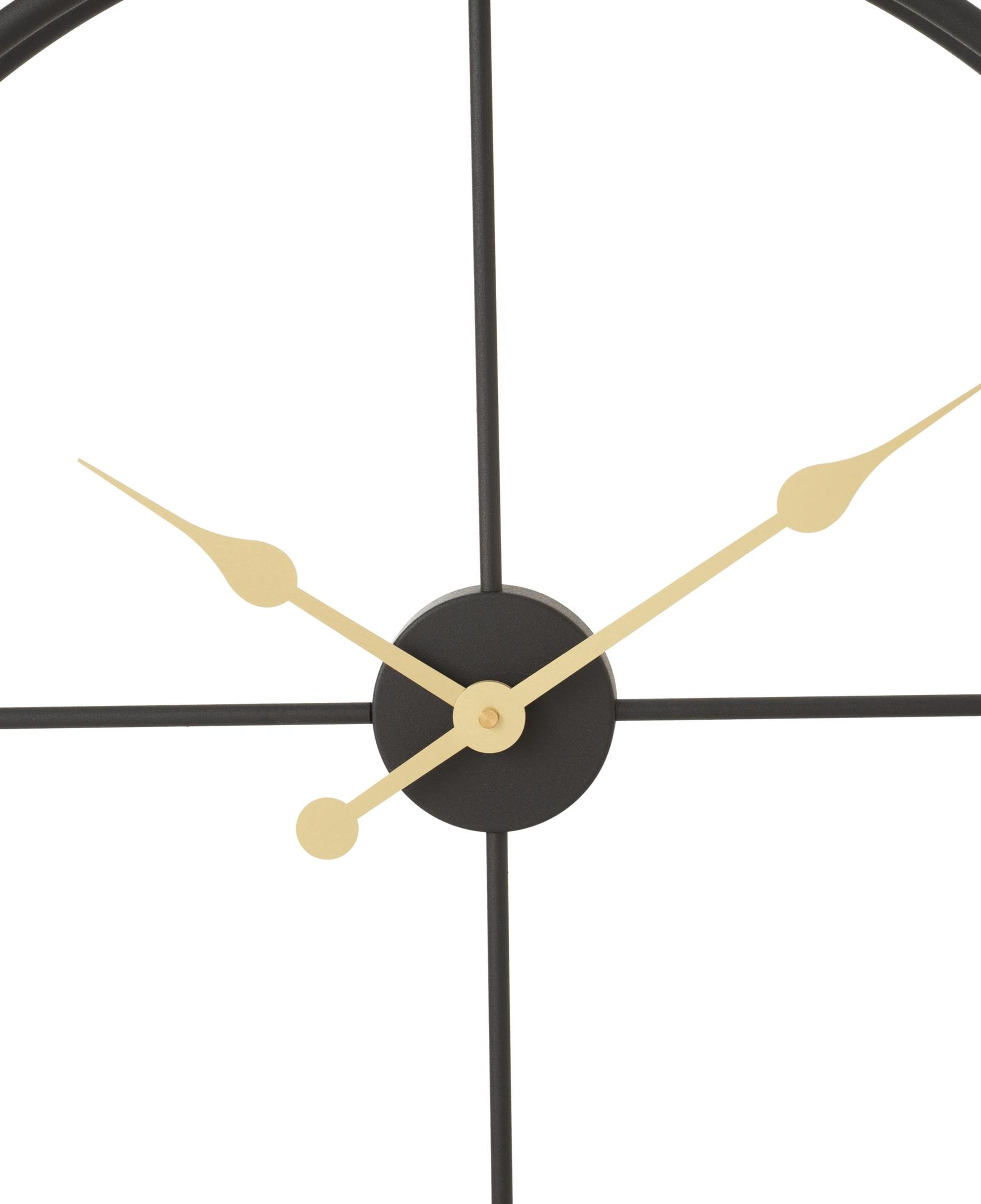 CLARA BLACK DUVAR SAATİ 60CM