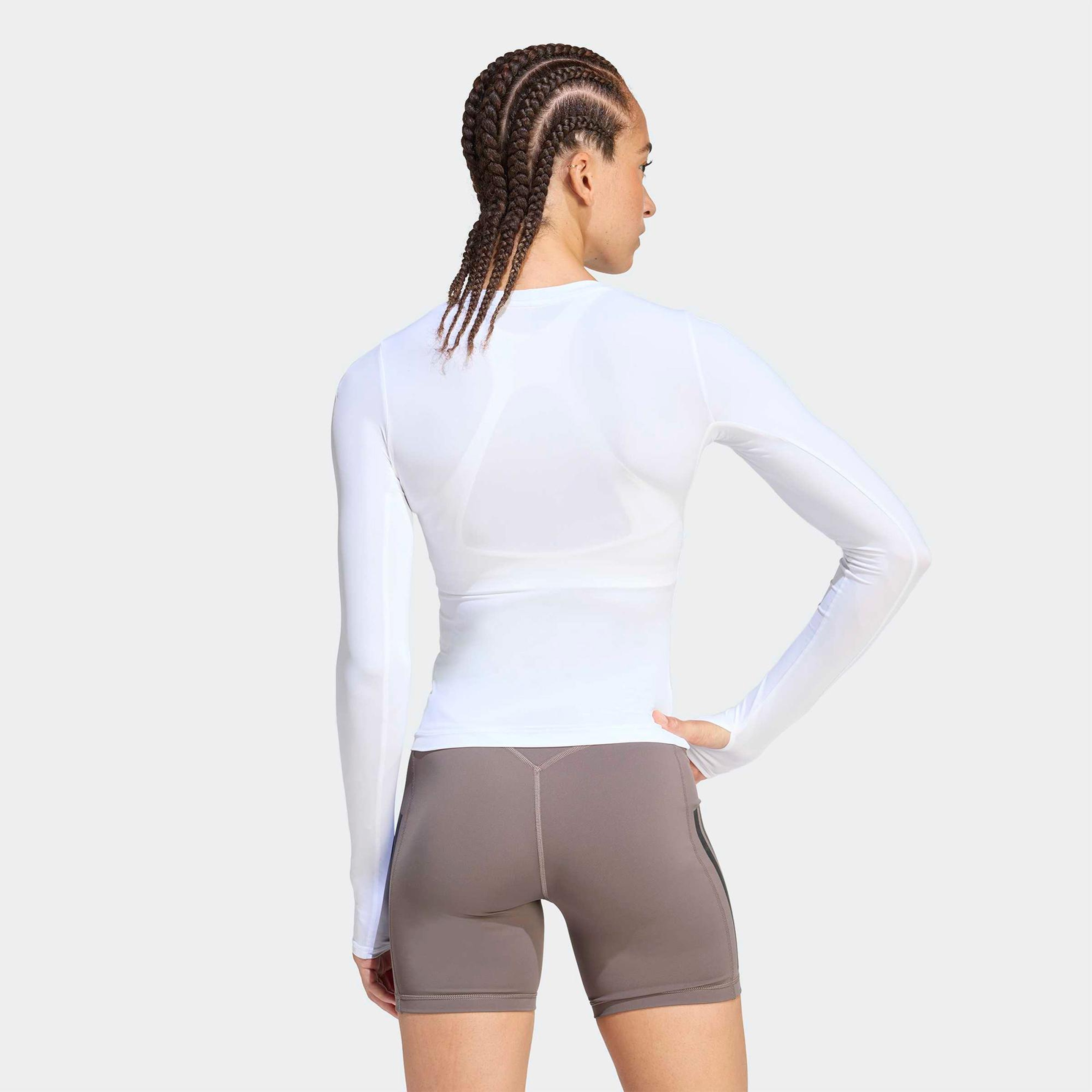 adidas Power Essentials Workout Kadın Beyaz T-Shirt