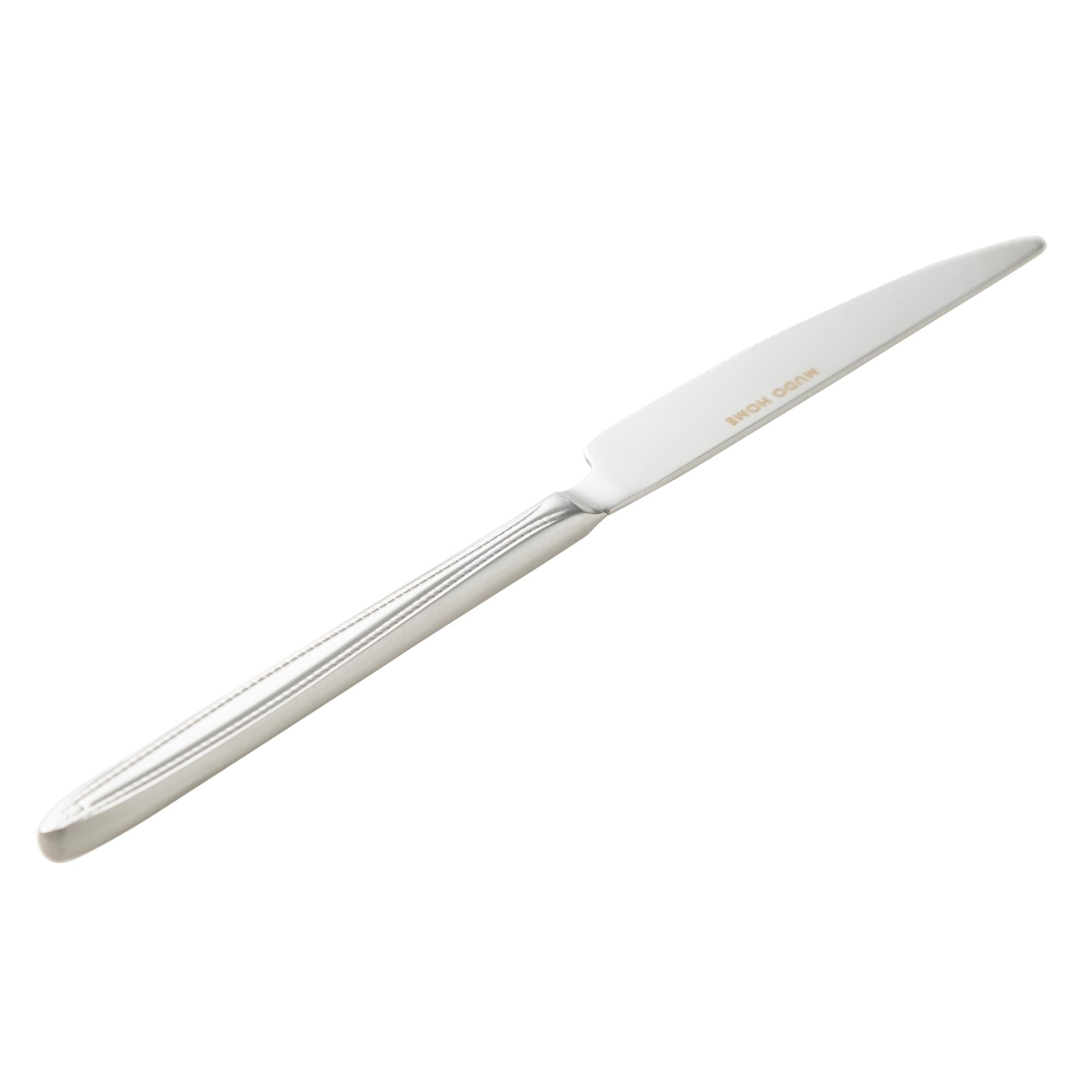 ESSEN 18 PARÇA TATLI ÇATAL KAŞIK BIÇAK SETİ MAT GÜMÜŞ