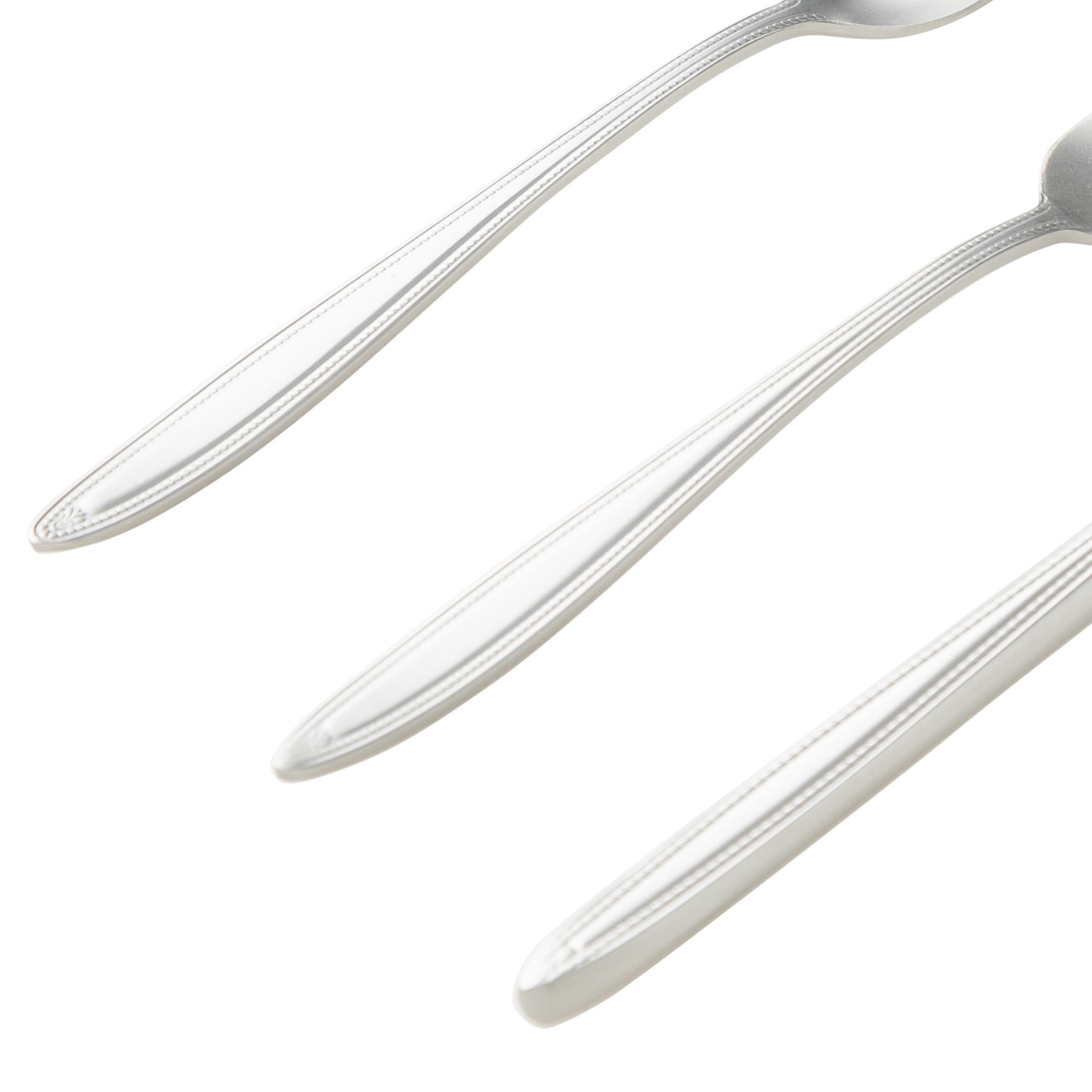 ESSEN 18 PARÇA TATLI ÇATAL KAŞIK BIÇAK SETİ MAT GÜMÜŞ