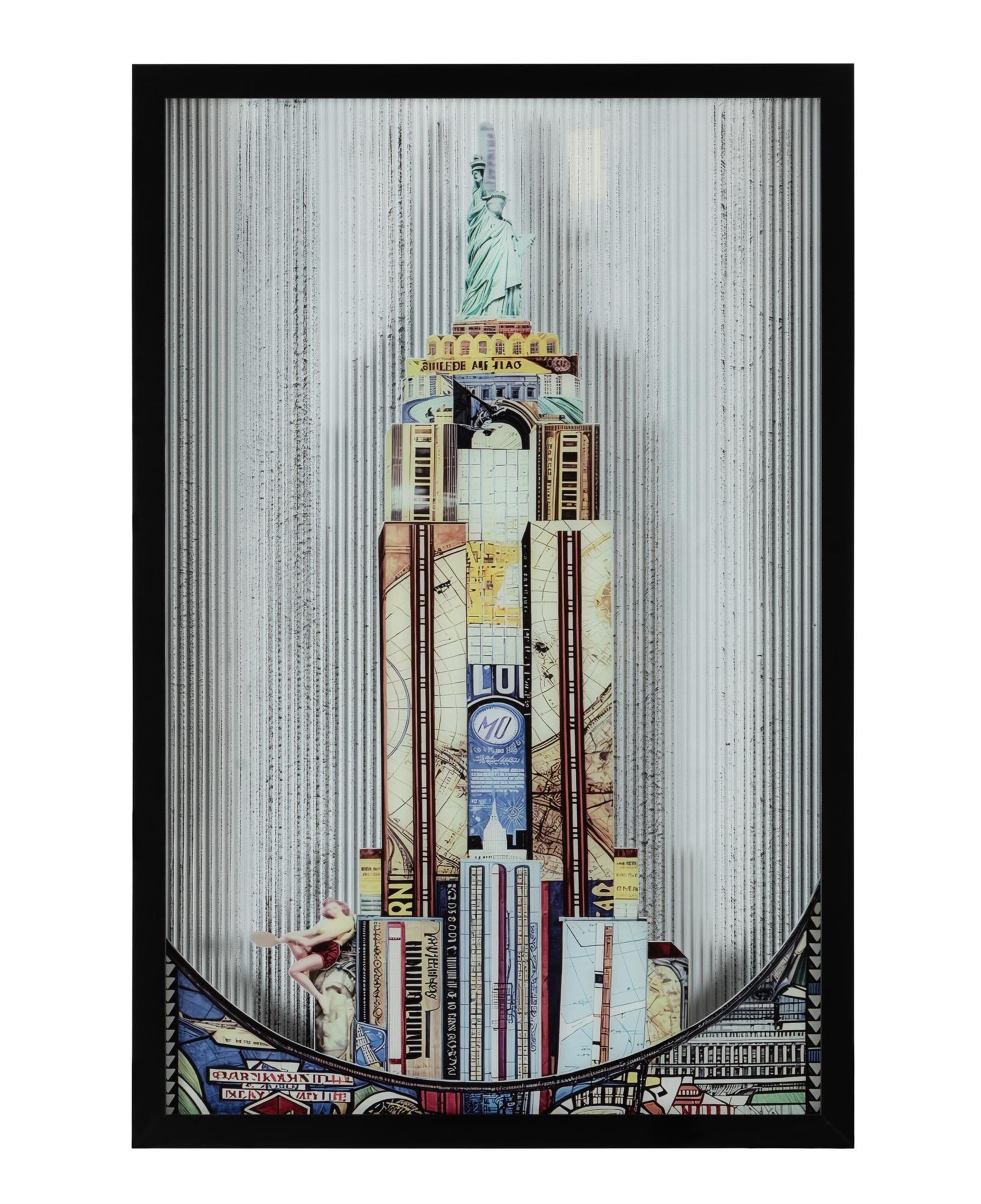 ETERNITY ÇERÇEVELİ CAM TABLO 60X90 CM