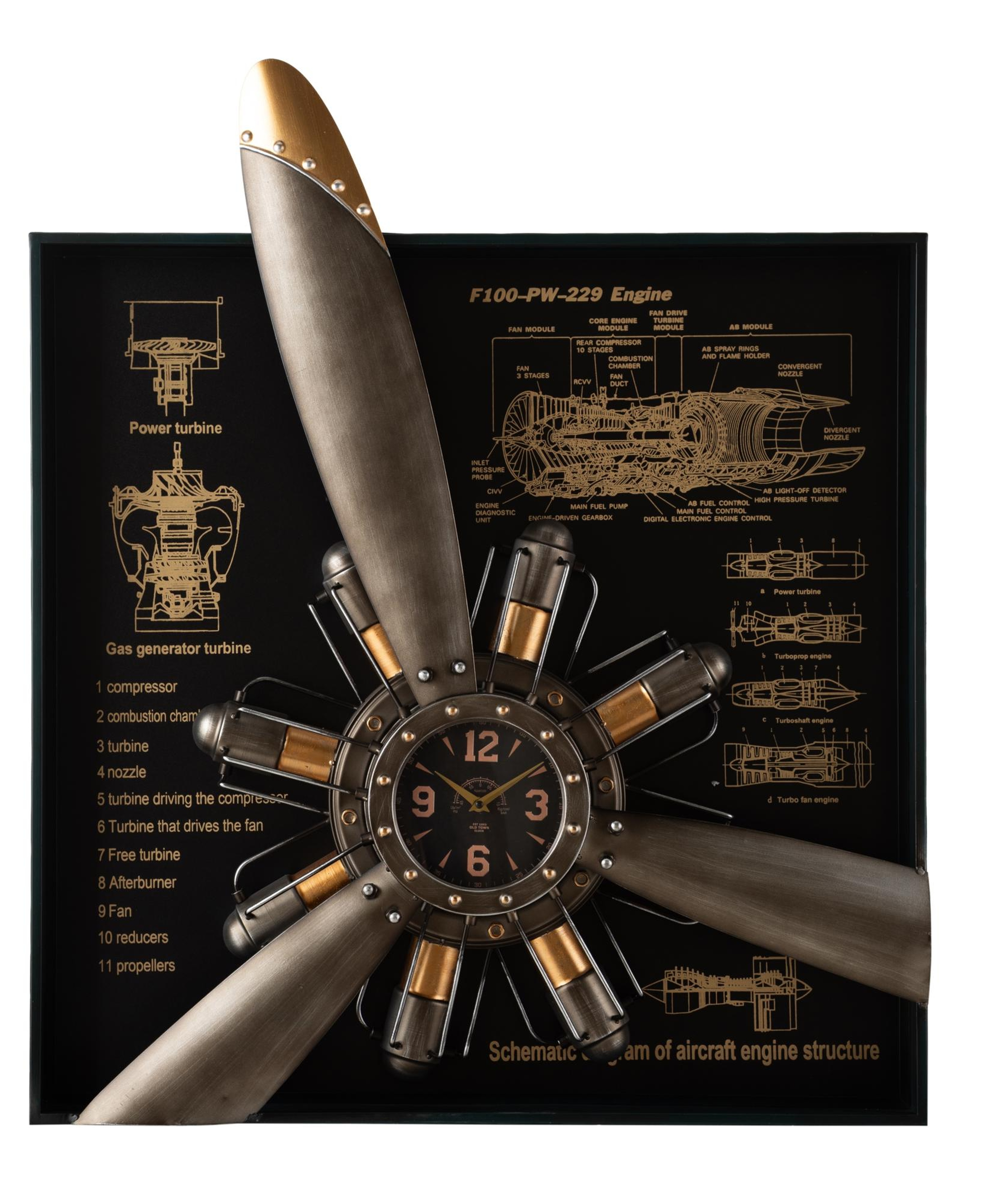 ELICA SILVER DUVAR SAATİ 80X11X96CM