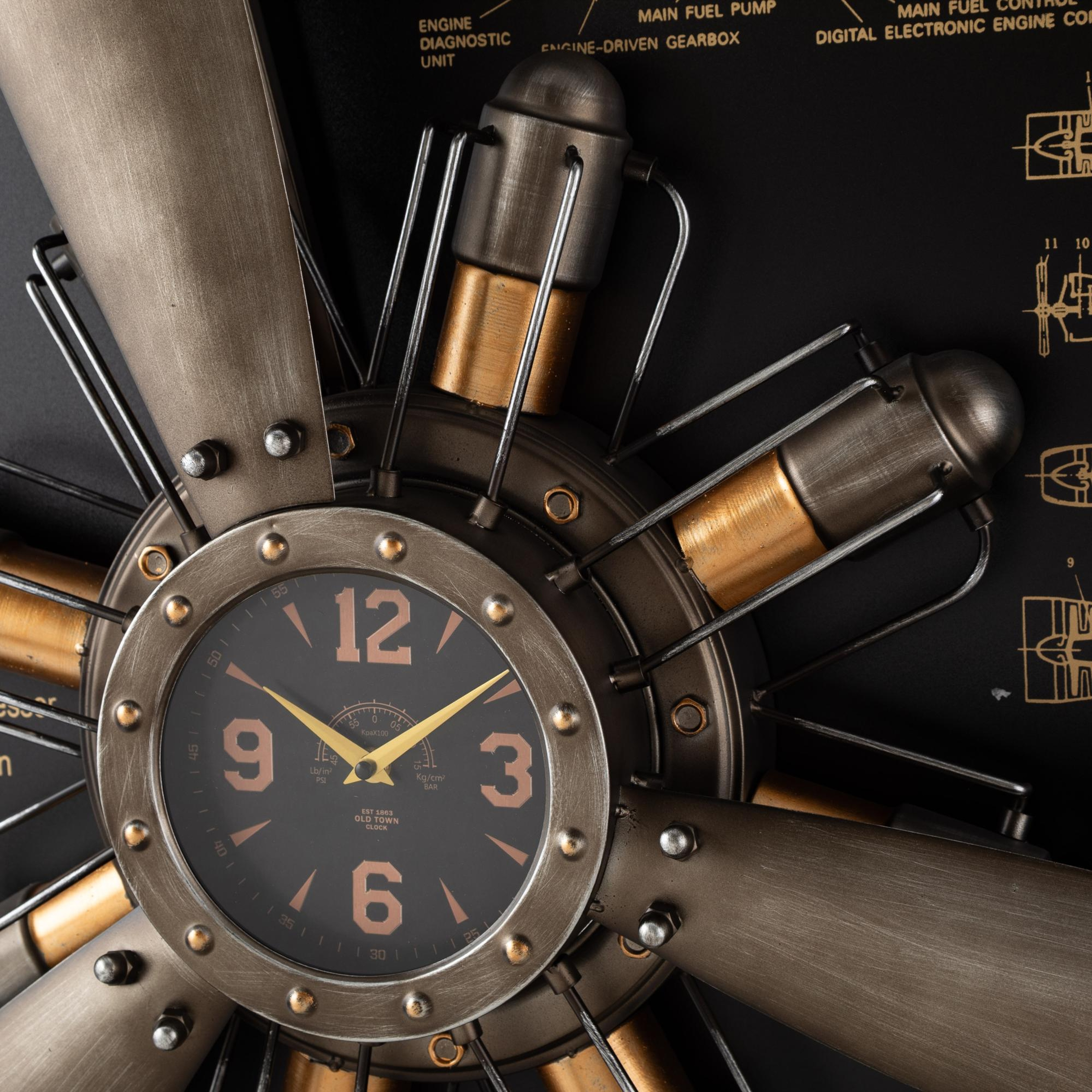 ELICA SILVER DUVAR SAATİ 80X11X96CM