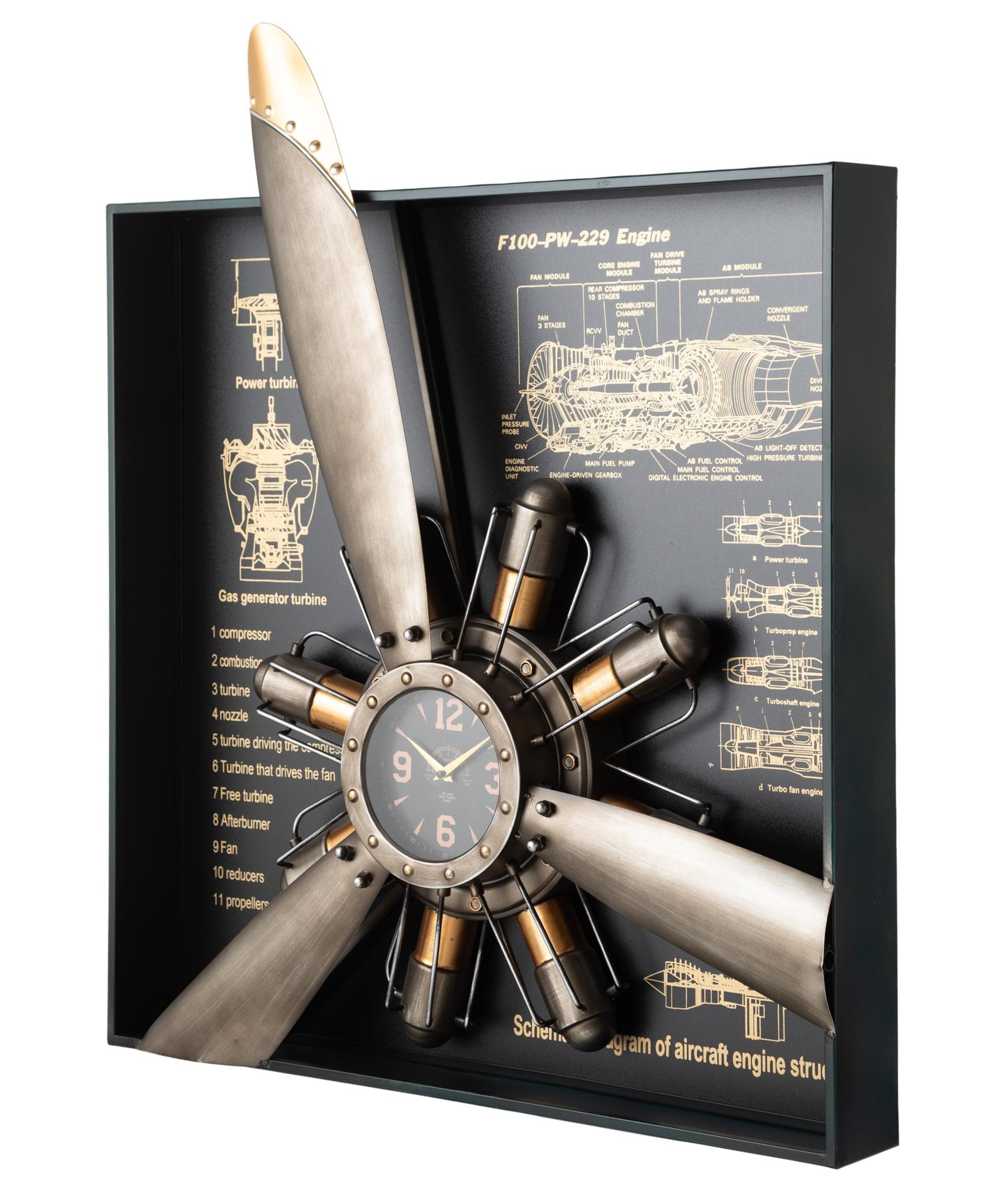 ELICA SILVER DUVAR SAATİ 80X11X96CM