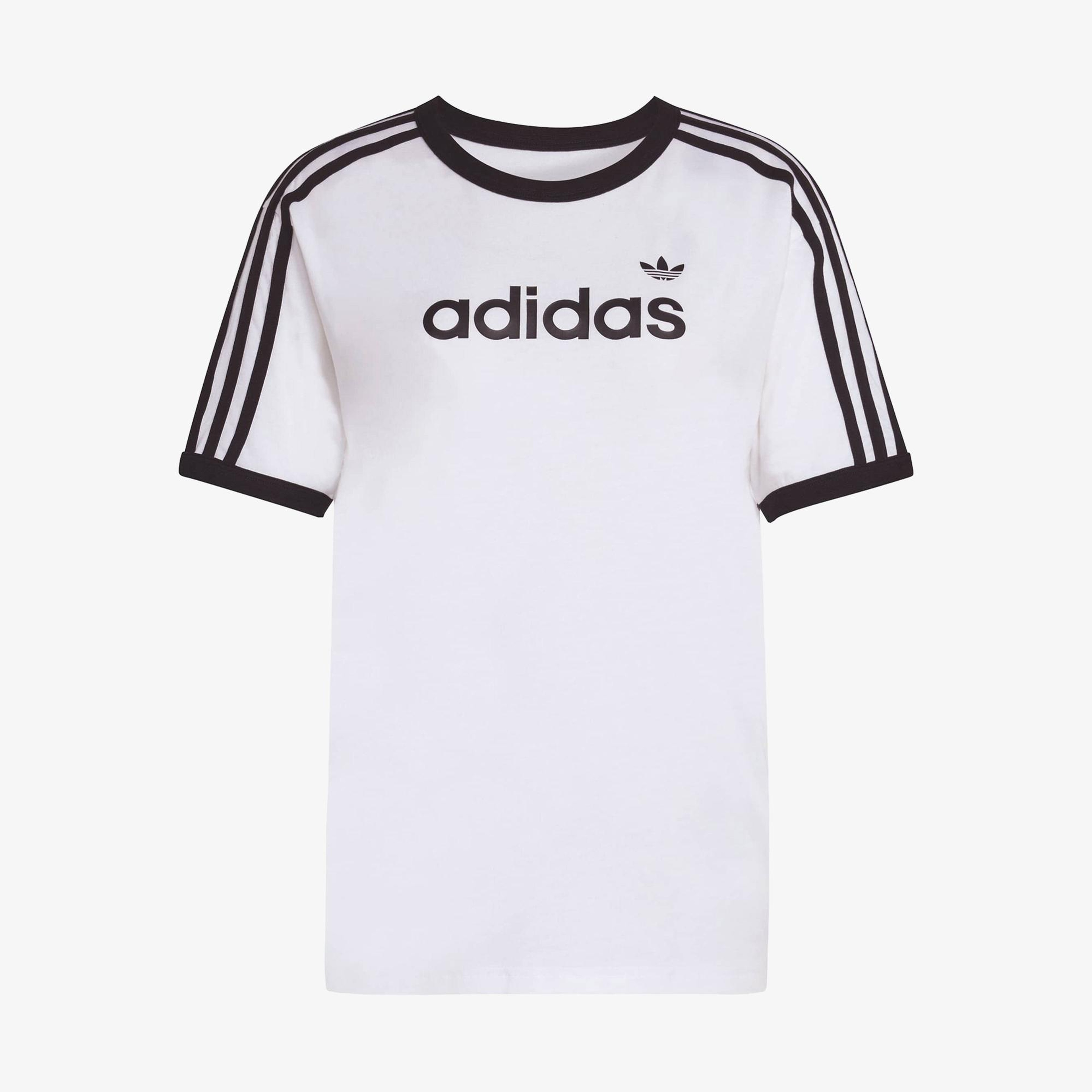 adidas Linear Kadın Beyaz T-Shirt