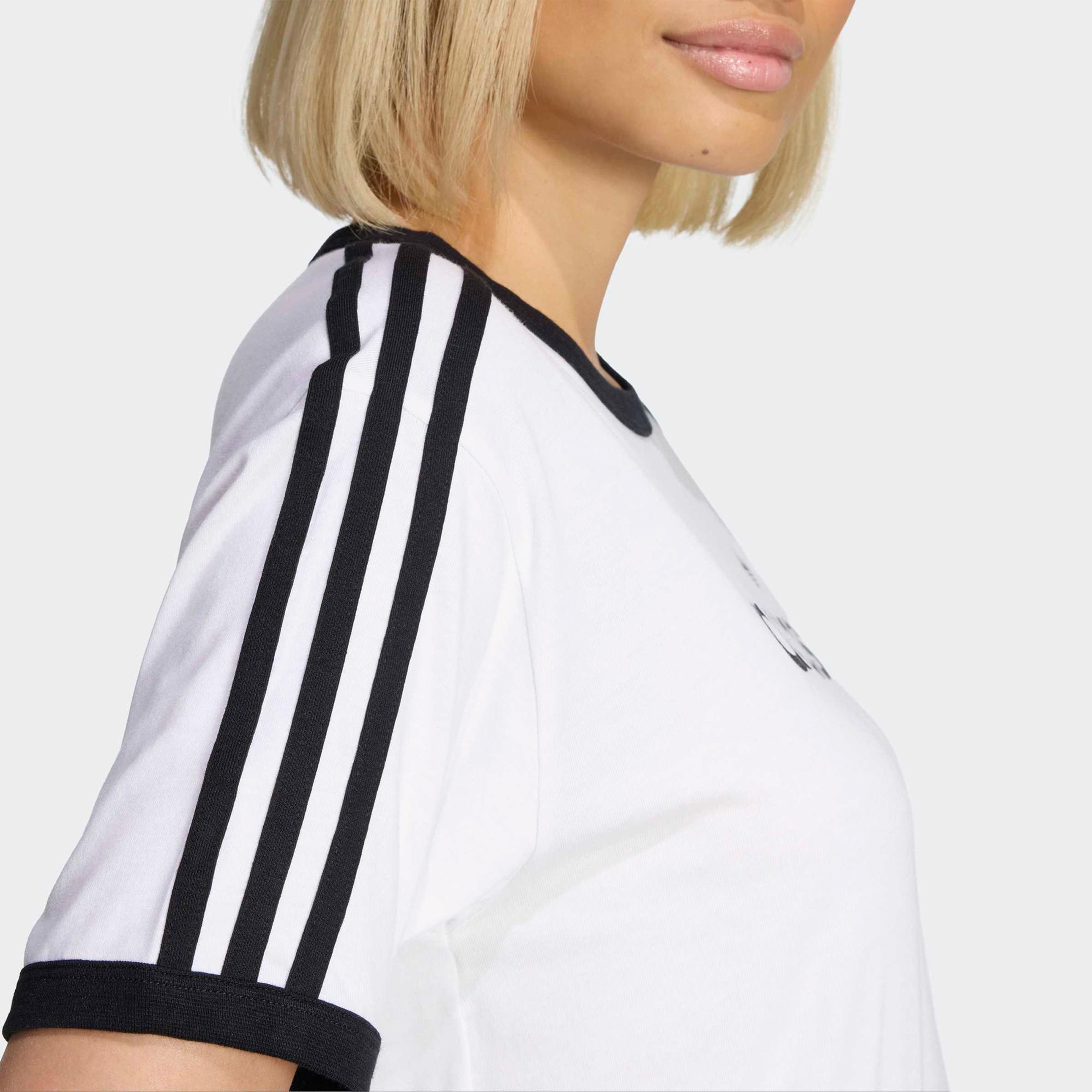 adidas Linear Kadın Beyaz T-Shirt