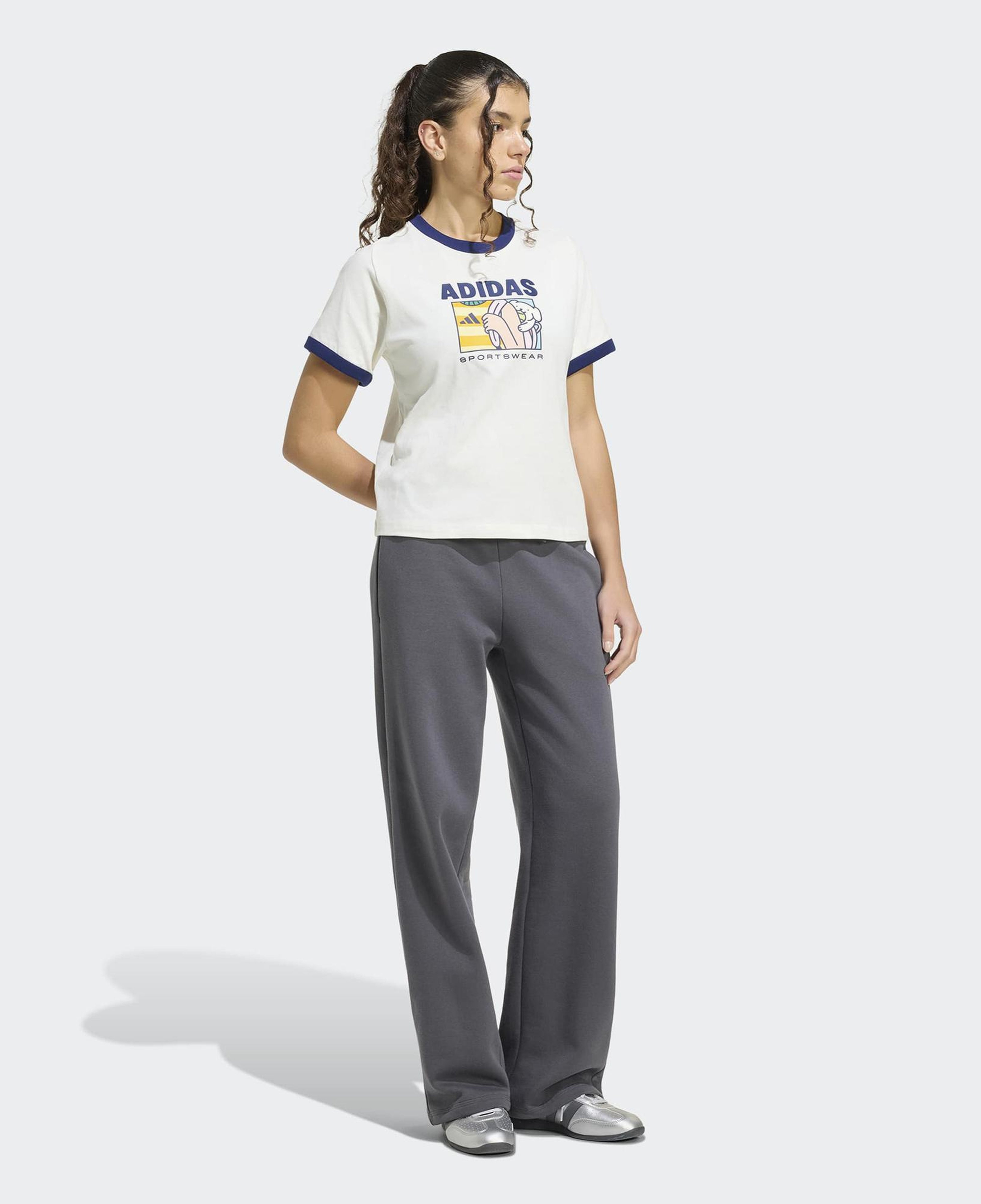 adidas Pop Art Graphic Kadın Beyaz T-Shirt