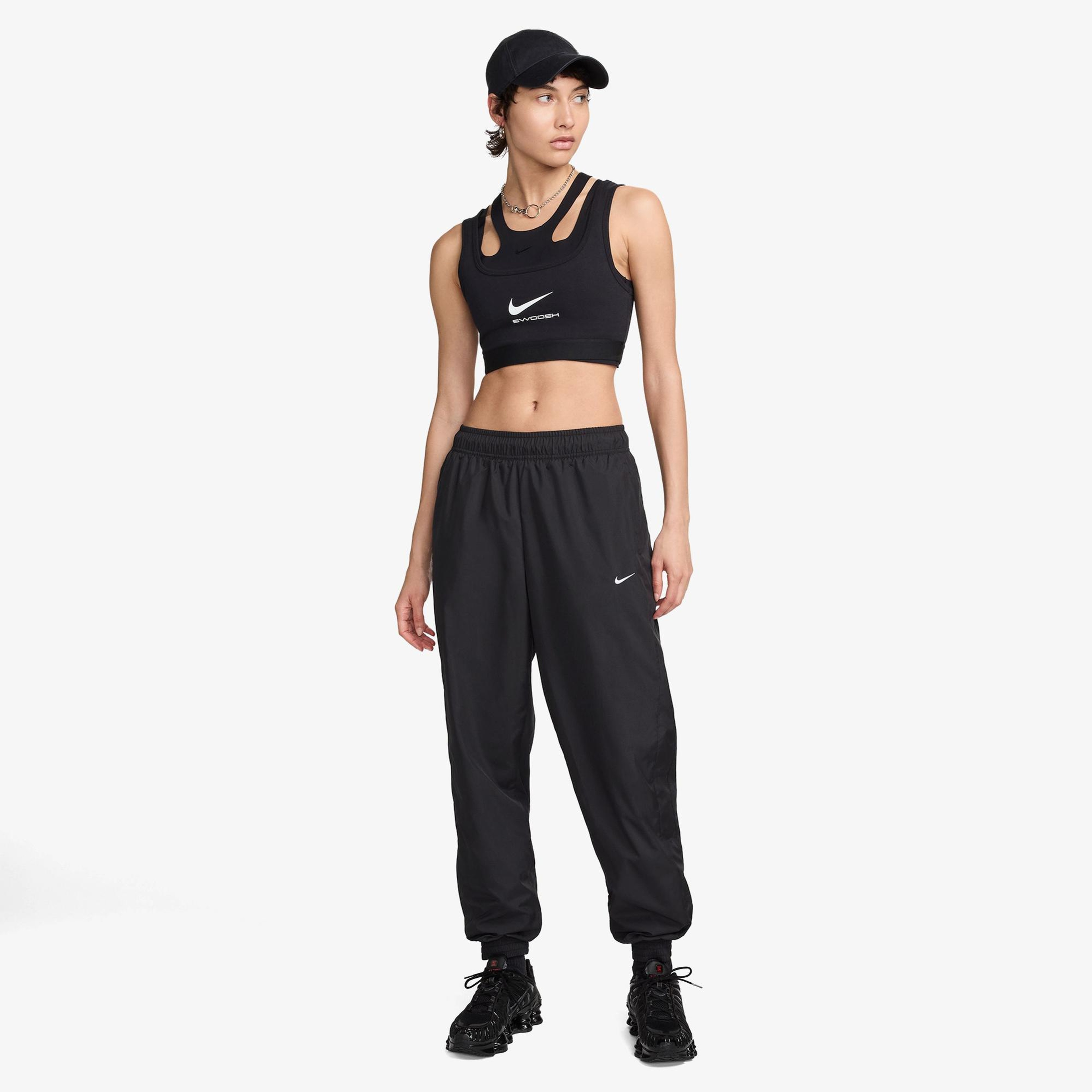 Nike Sportswear Classic Wovens Kadın Siyah Eşofman Altı