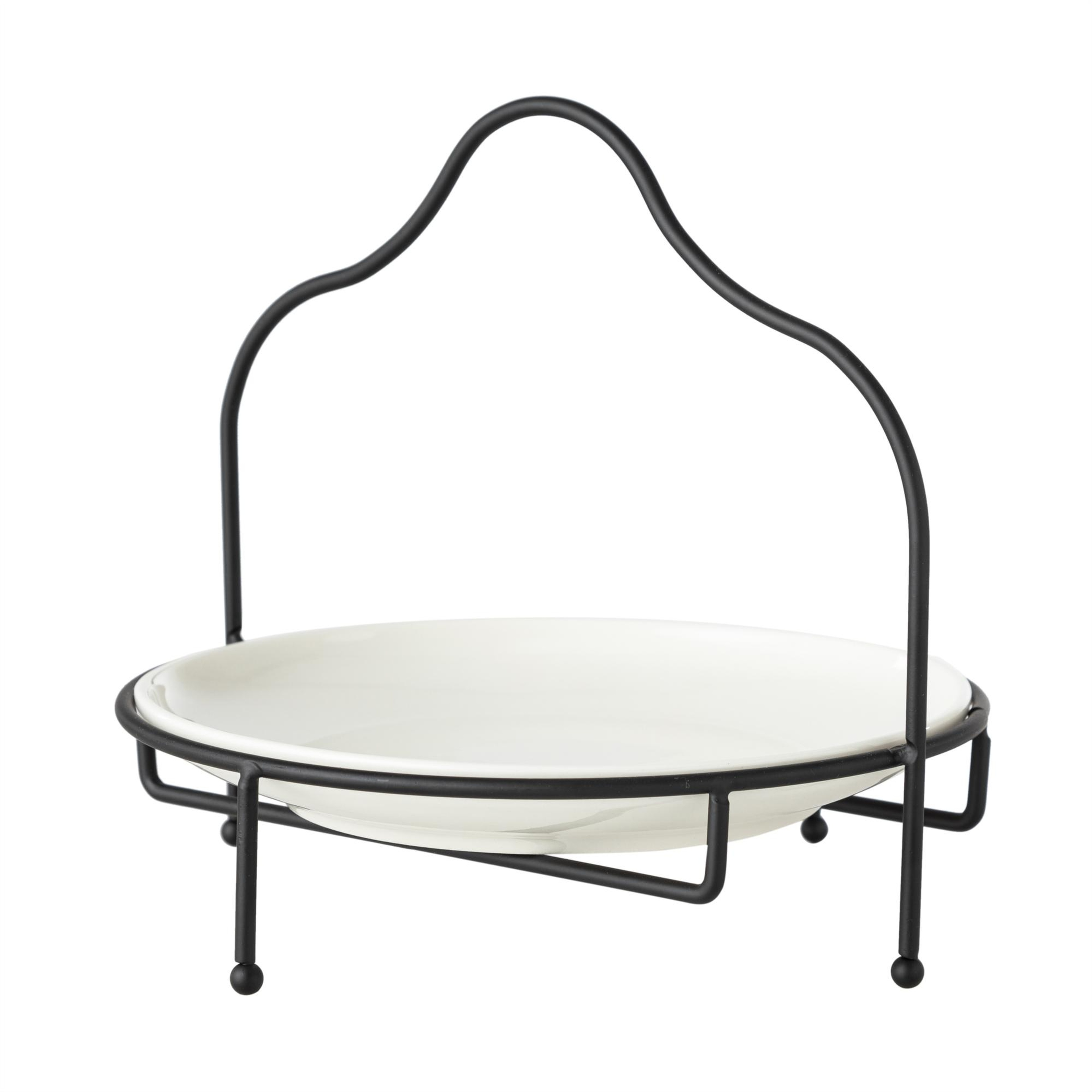 GURME STANDLI SUNUM 22CM - SİYAH