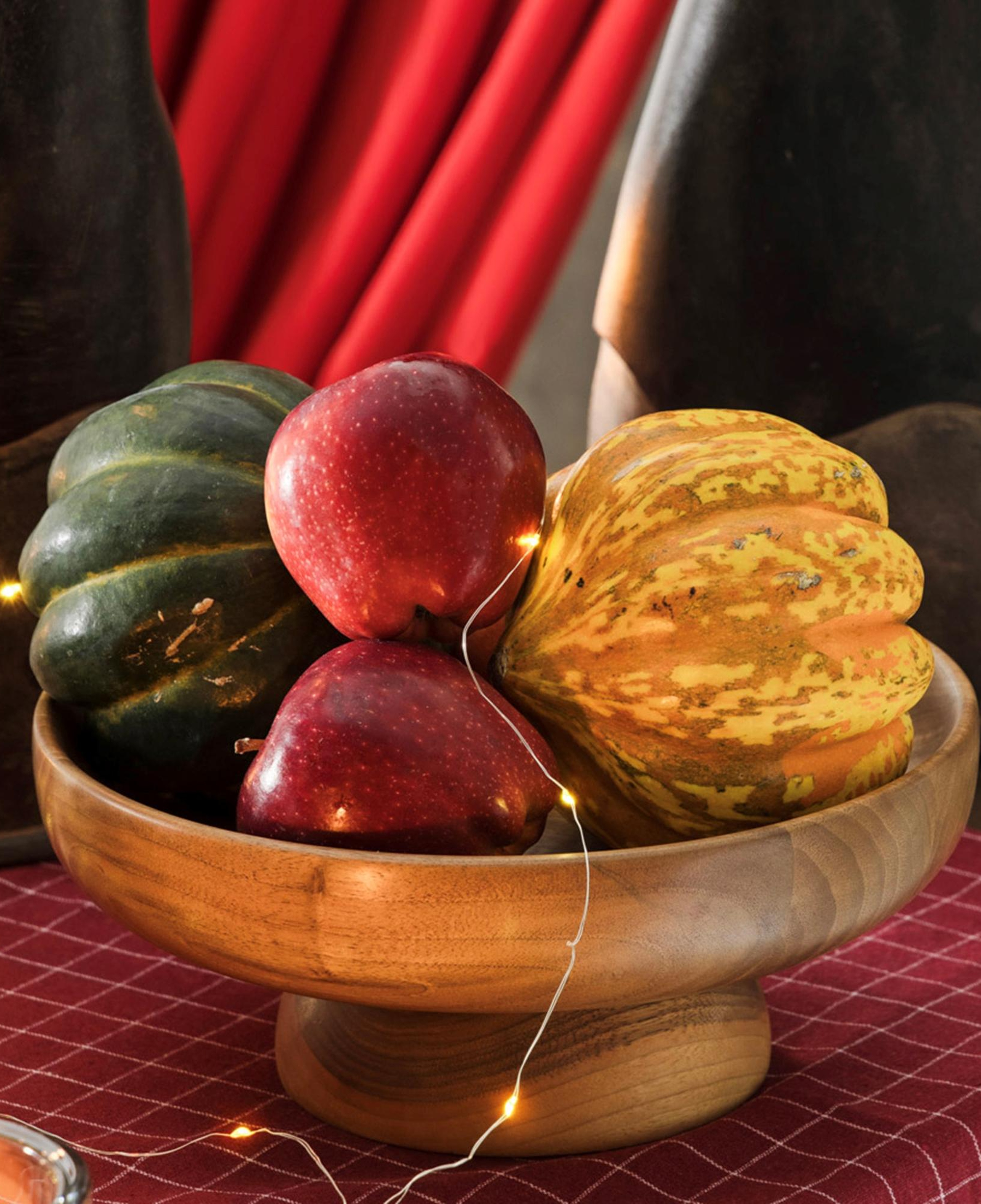 NATURA CEVİZ AYAKLI KASE 27CM