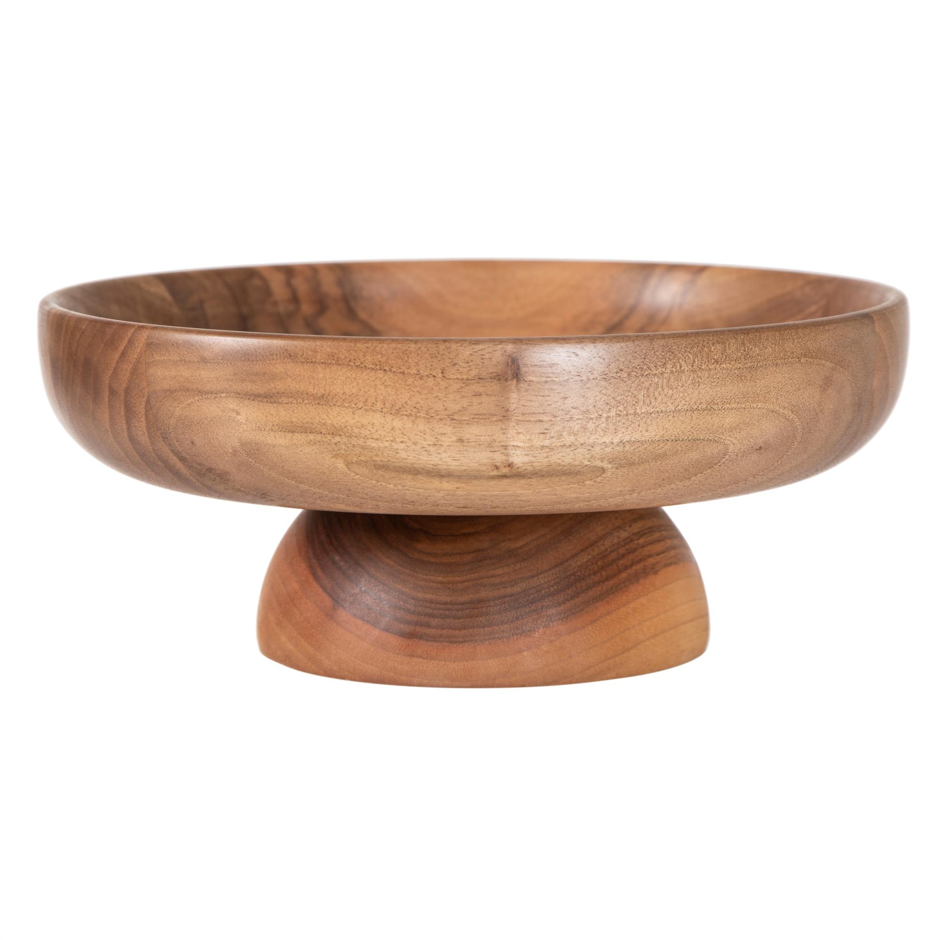 NATURA CEVİZ AYAKLI KASE 27CM