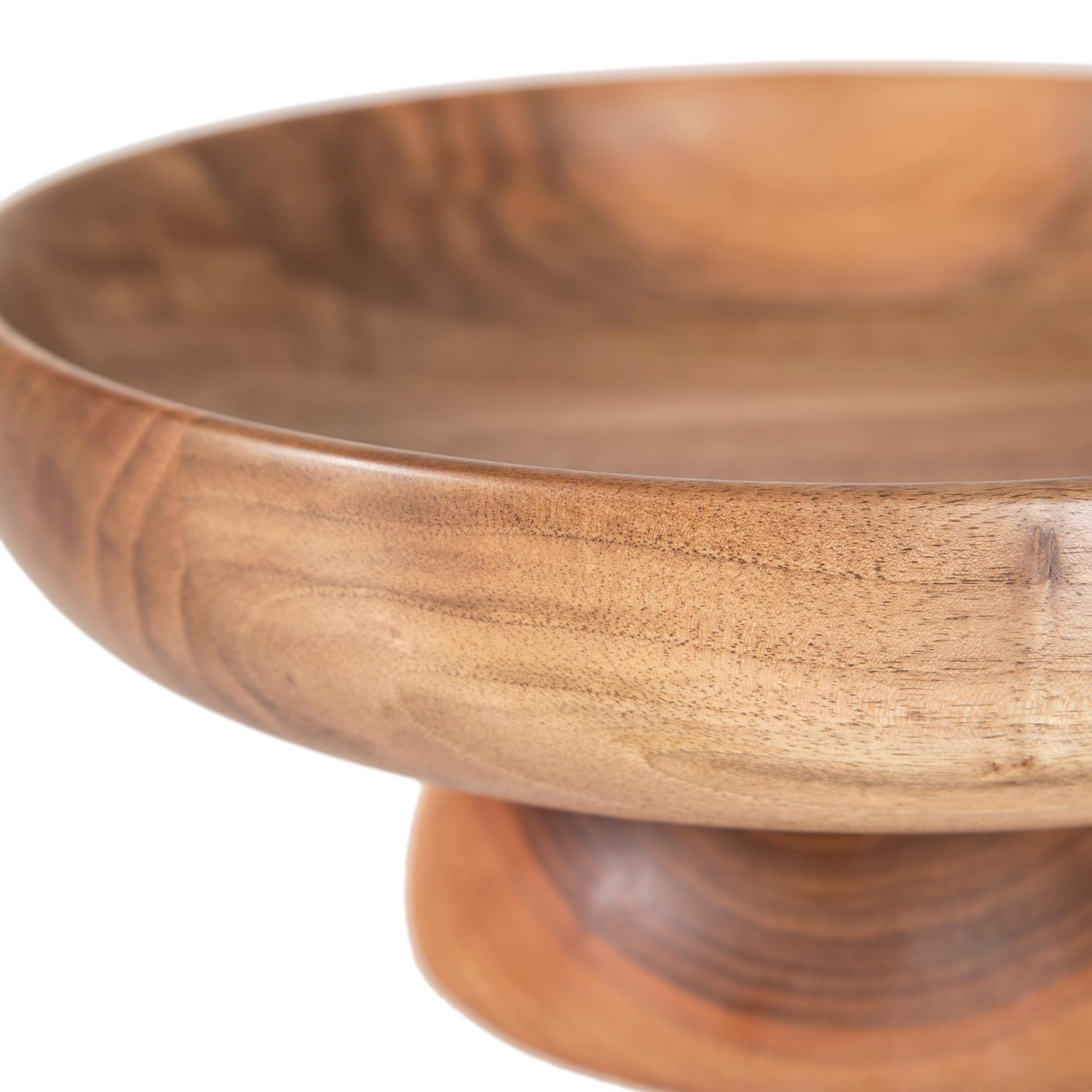 NATURA CEVİZ AYAKLI KASE 27CM