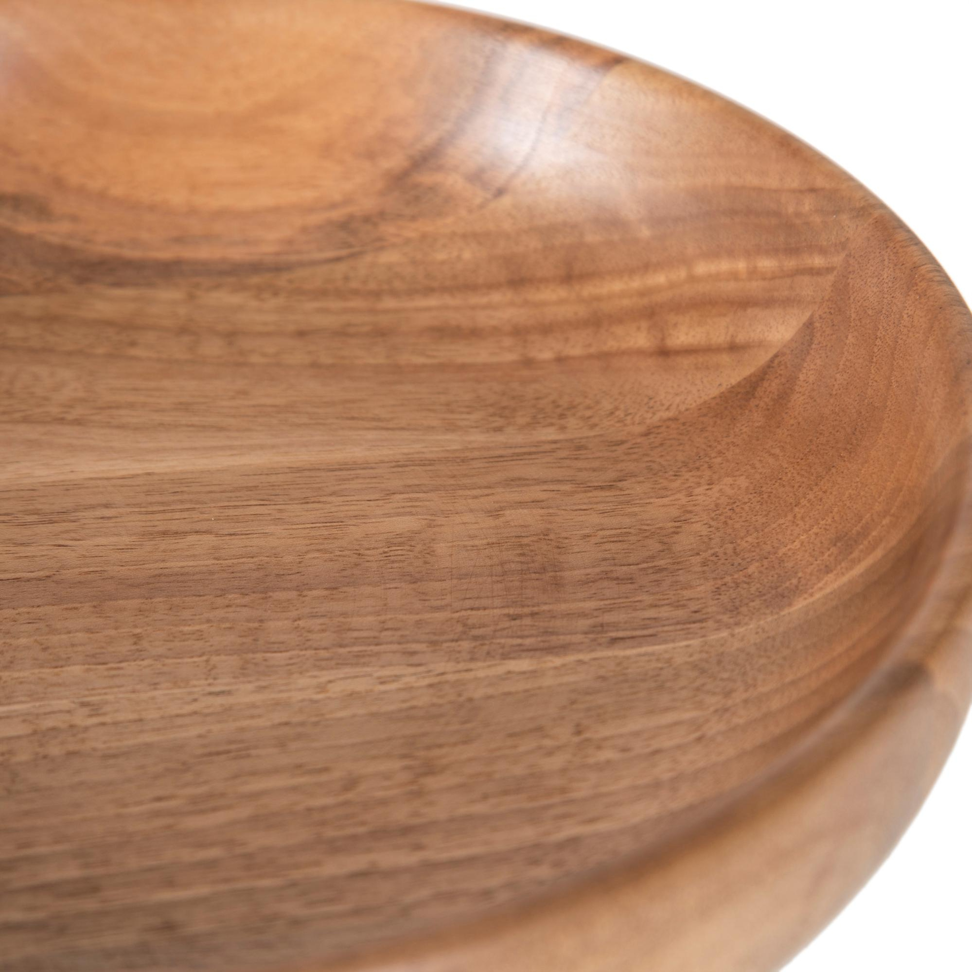 NATURA CEVİZ AYAKLI KASE 27CM