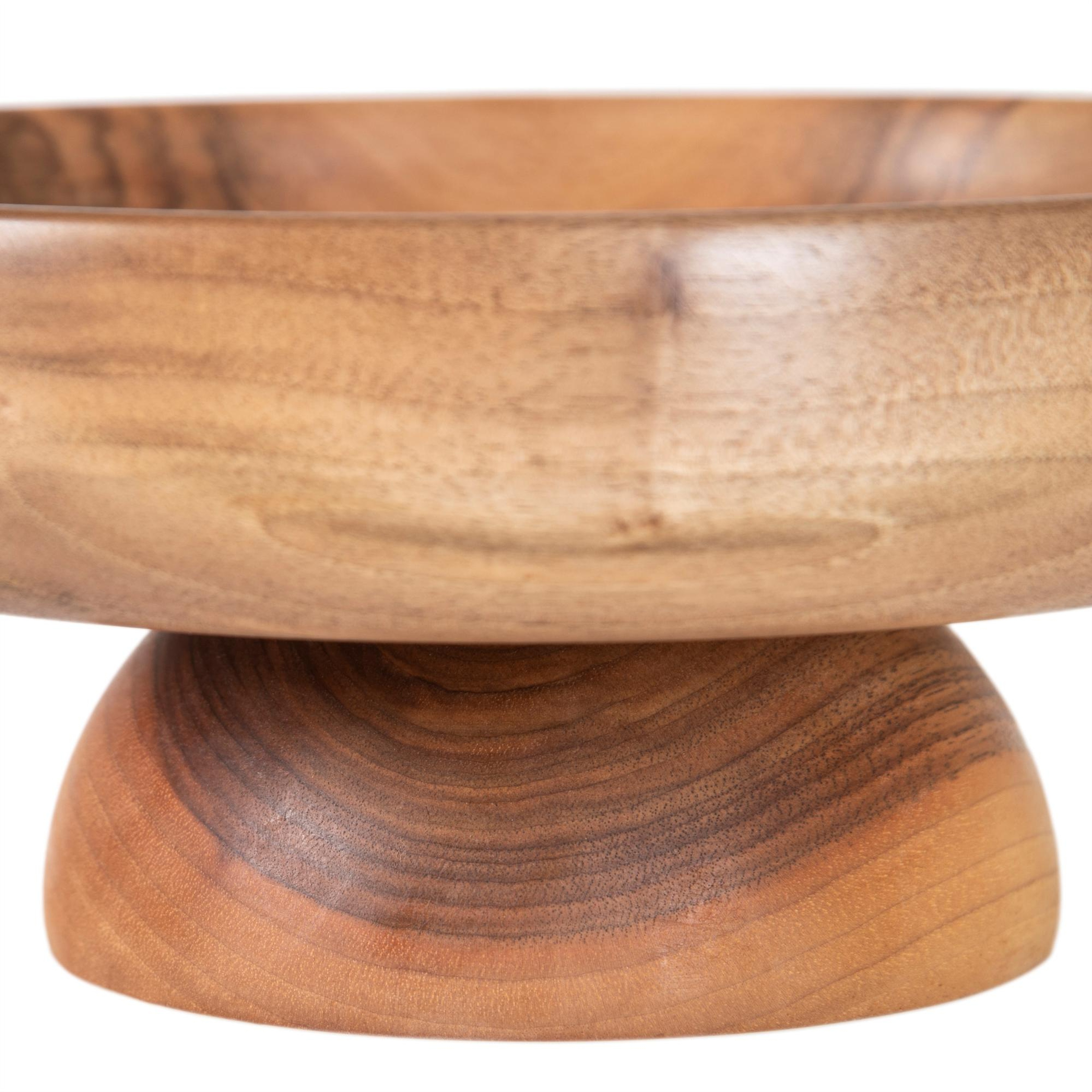 NATURA CEVİZ AYAKLI KASE 27CM