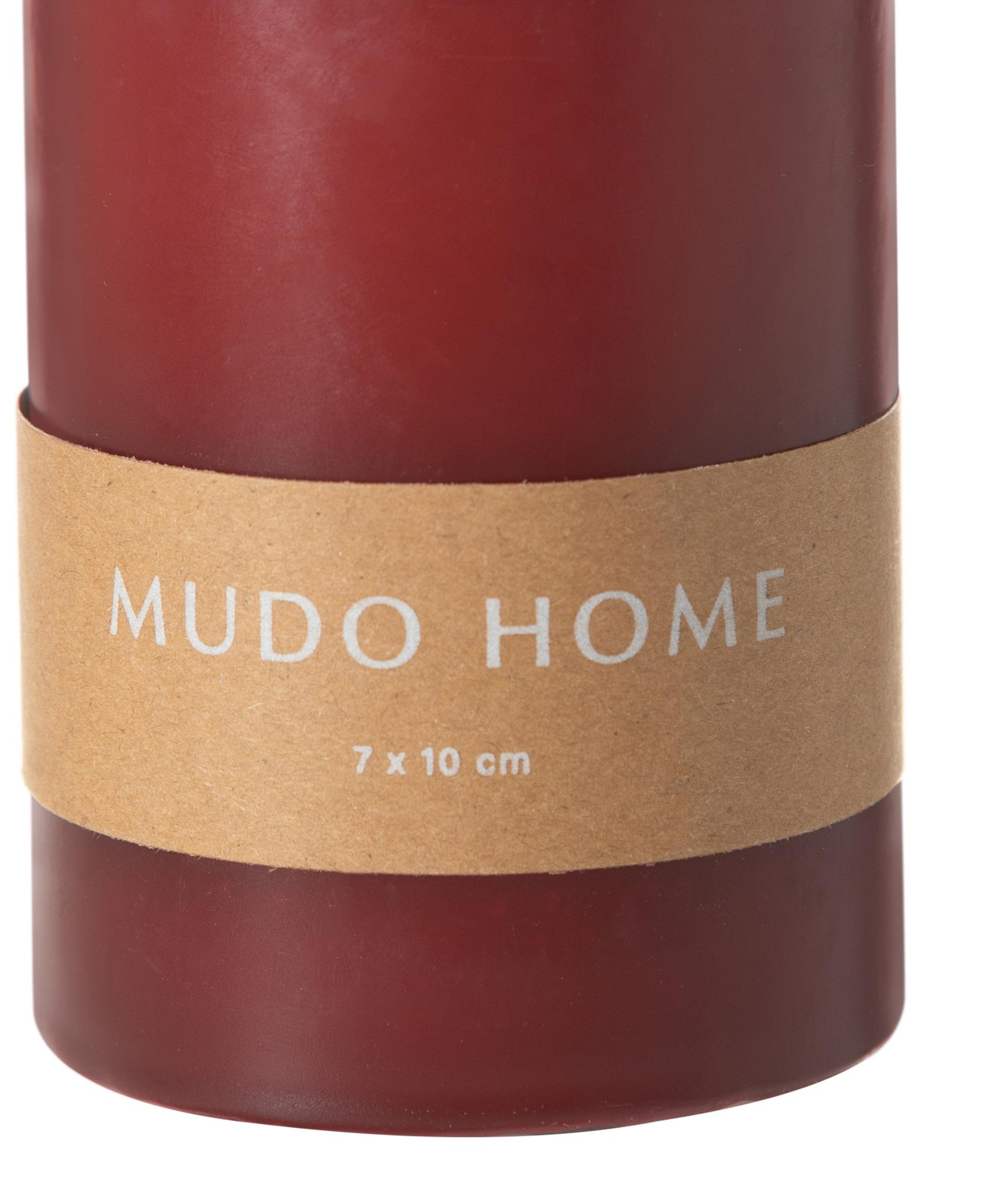 SÜTUN MUM BORDO 7X10CM