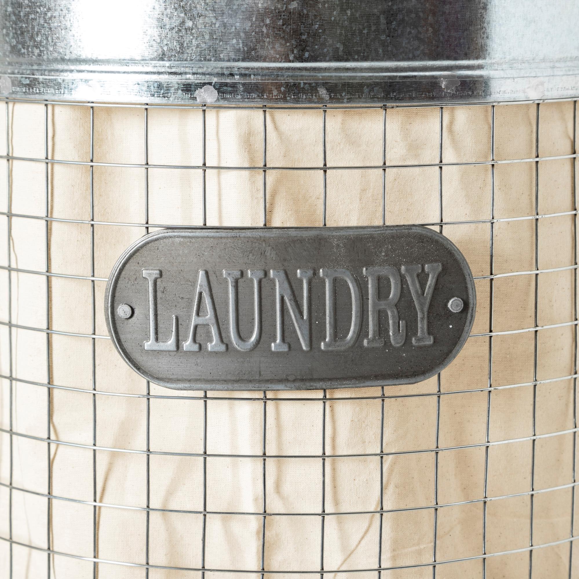 RIVER KAPAKLI METAL ÇAMAŞIR SEPETİ 37X57