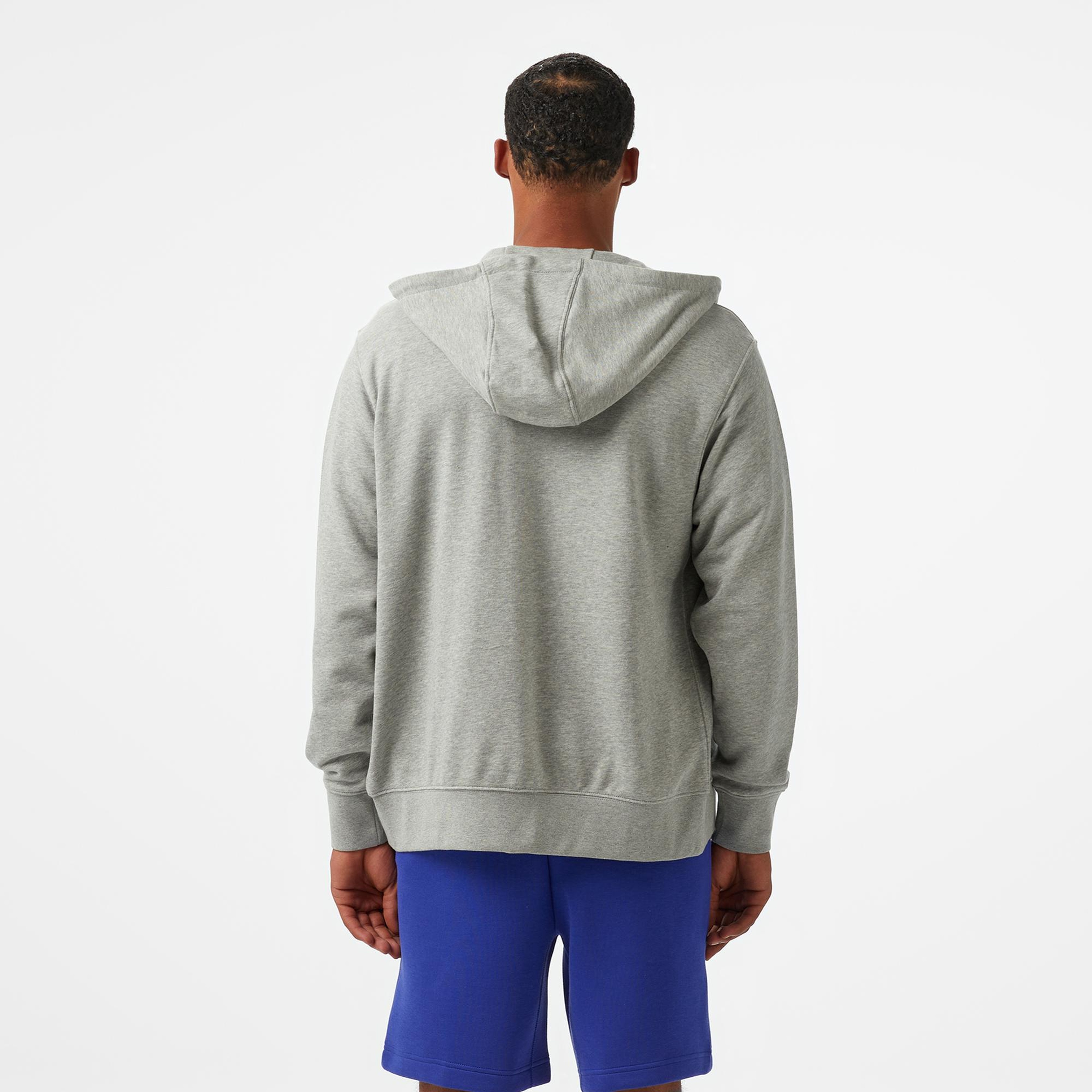 Nike Club Fleece Erkek Gri Hoodie